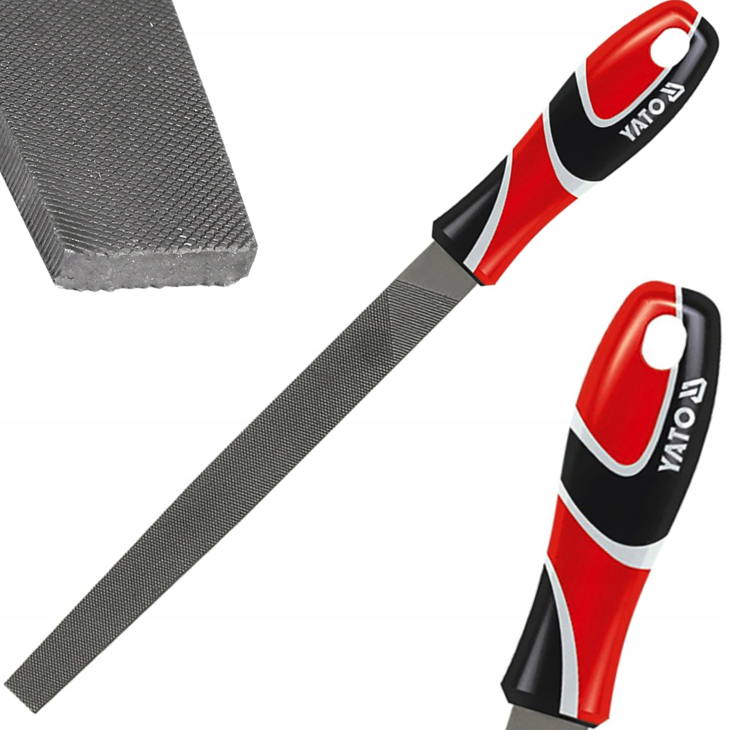 YATO PILNIK DO METALU, PŁASKI, ZBIEŻNY PÓŁGŁADZIK 300 MM NACIĘCIE 2 YT-6190