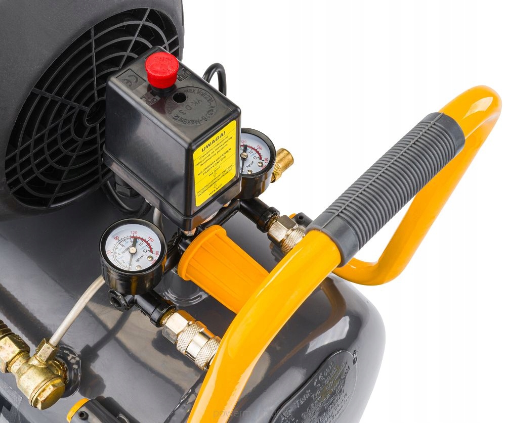 KOMPRESOR OLEJOWY 50L SPRĘŻARKA 8 BAR 392 l/min 230V TŁOKOWY MOBILNY TYP V
