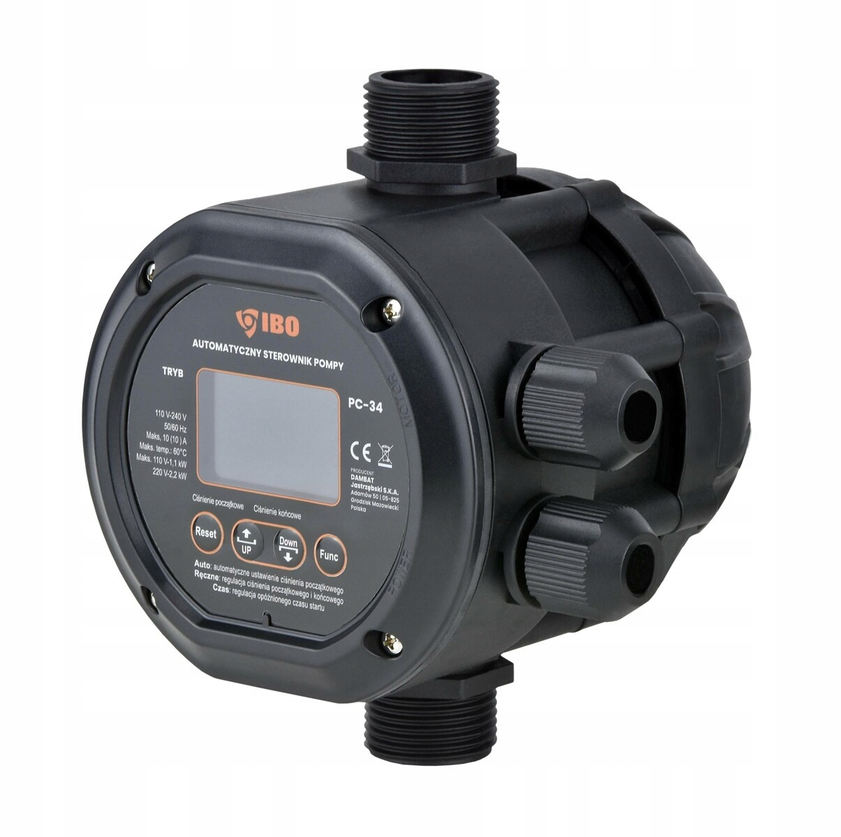 STEROWNIK ELEKTRONICZNY WŁĄCZNIK PC-34 IBO AUTOMATYCZNY STEROWNIK POMPY