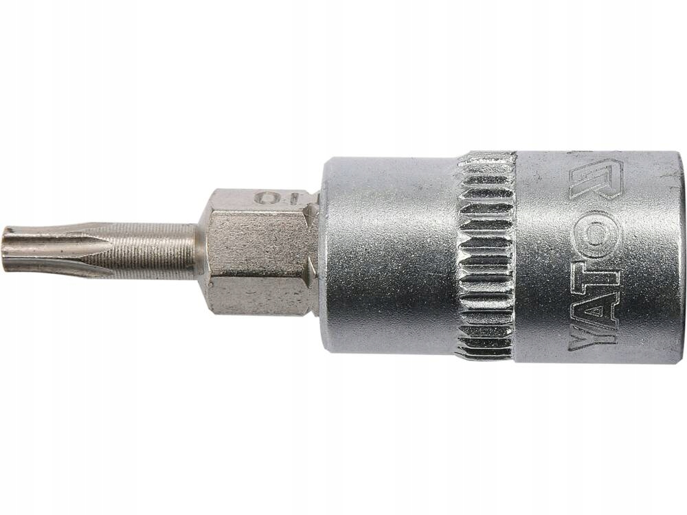 YATO KLUCZ TRZPIENIOWY NASADOWY WARSZTATOWY TORX 1/4" T10 L37MM YT-04302
