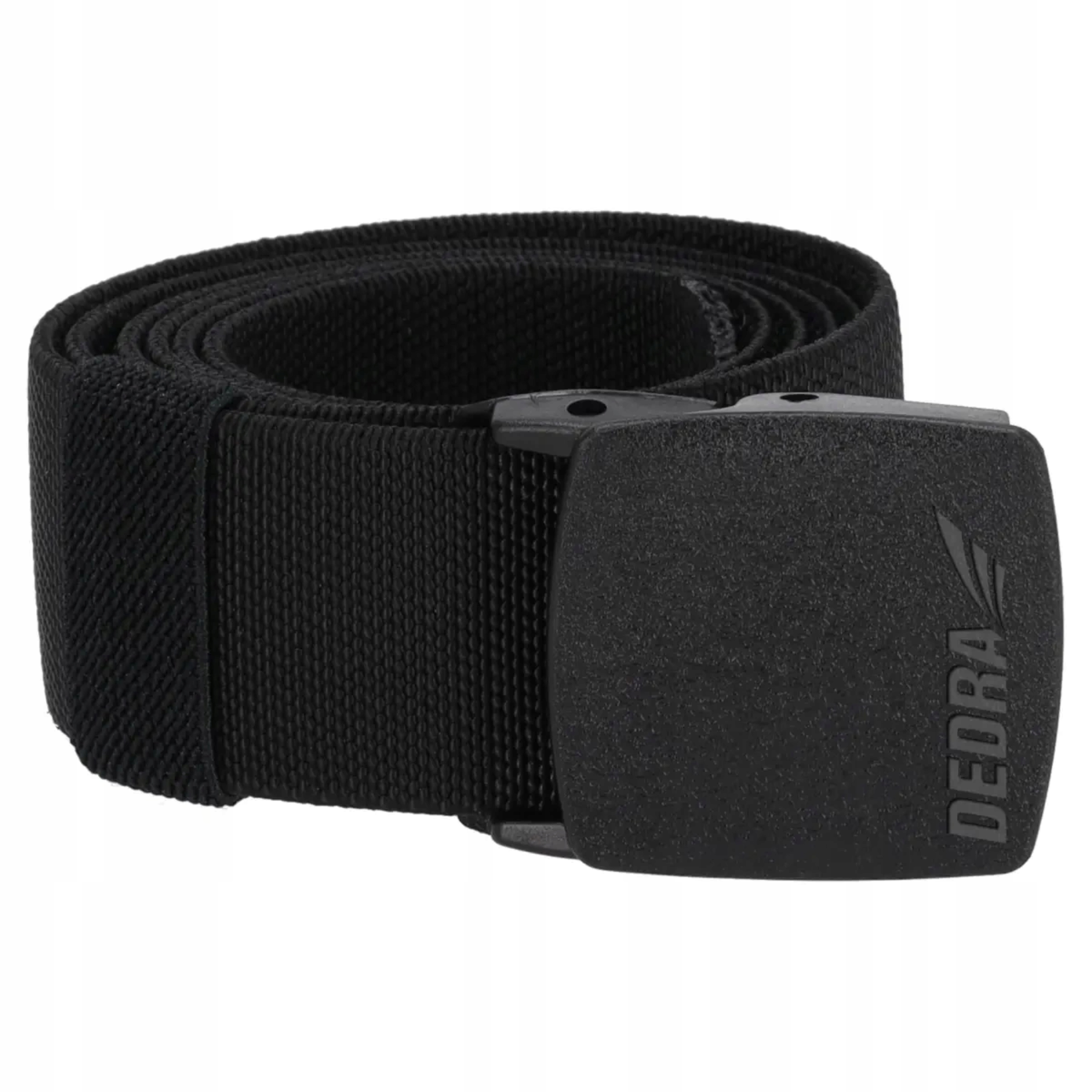 DEDRA PASEK DO SPODNI MĘSKI CZARNY DŁ. 120CM PLAS KLAMRA ELASTYCZNY BH2AP02