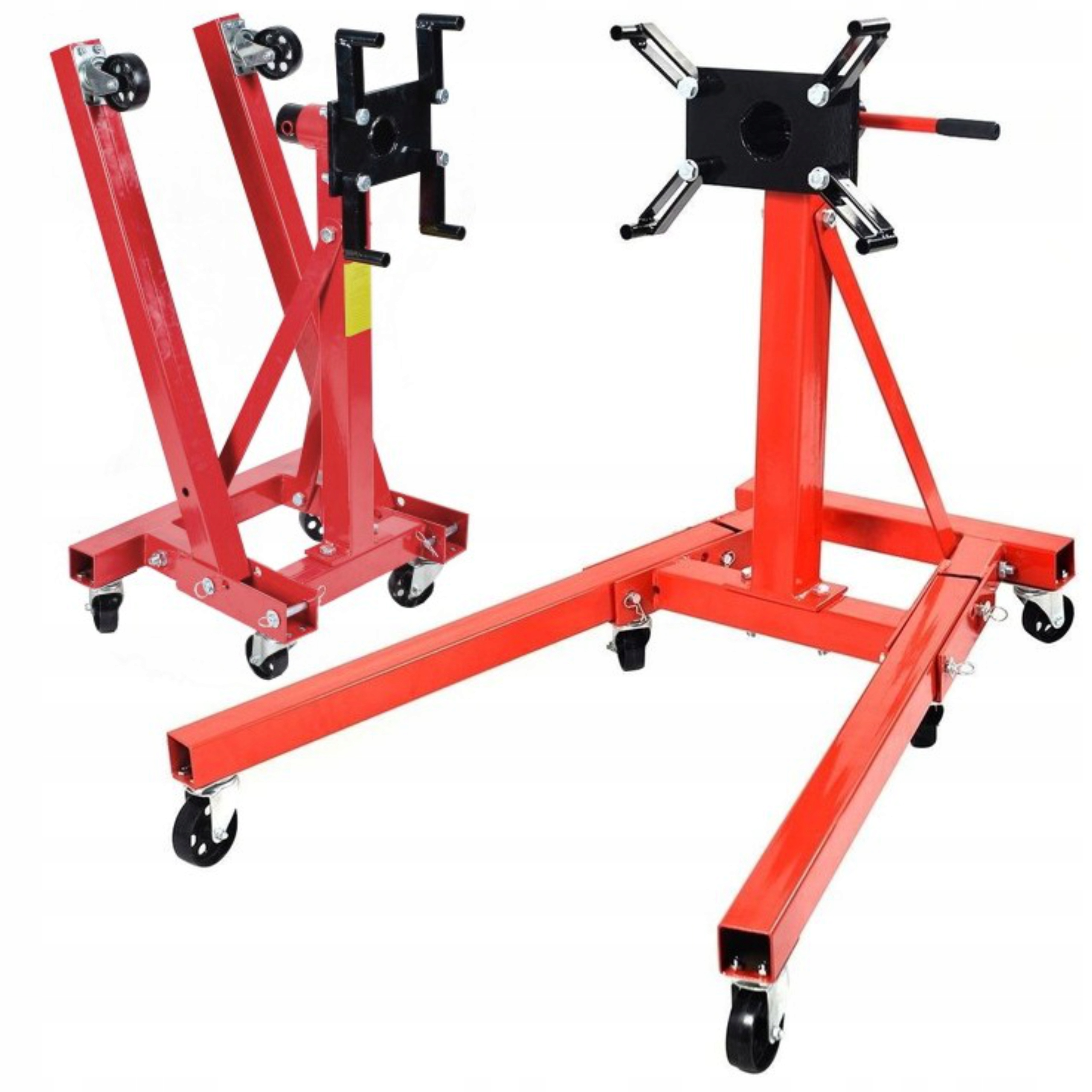 SKŁADANY STOJAK STATYW DO MONTAŻU SILNIKA SKRZYNI 900KG REGULACJA OBROTOWY