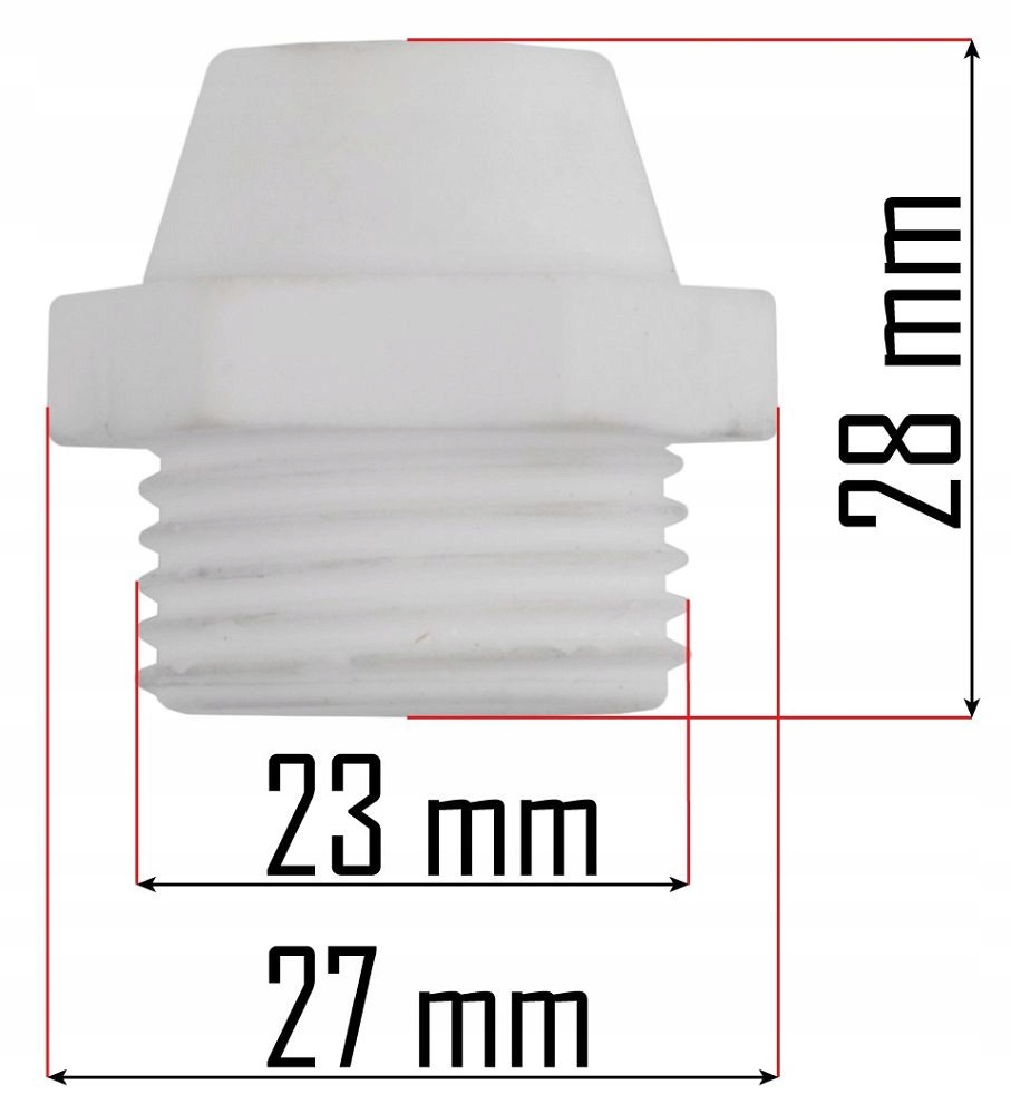 DYSZA DO AGREGATU TYNKARSKIEGO Z USZCZELKĄ 12MM POWERMAT PM-AGT-3000M-DNT12