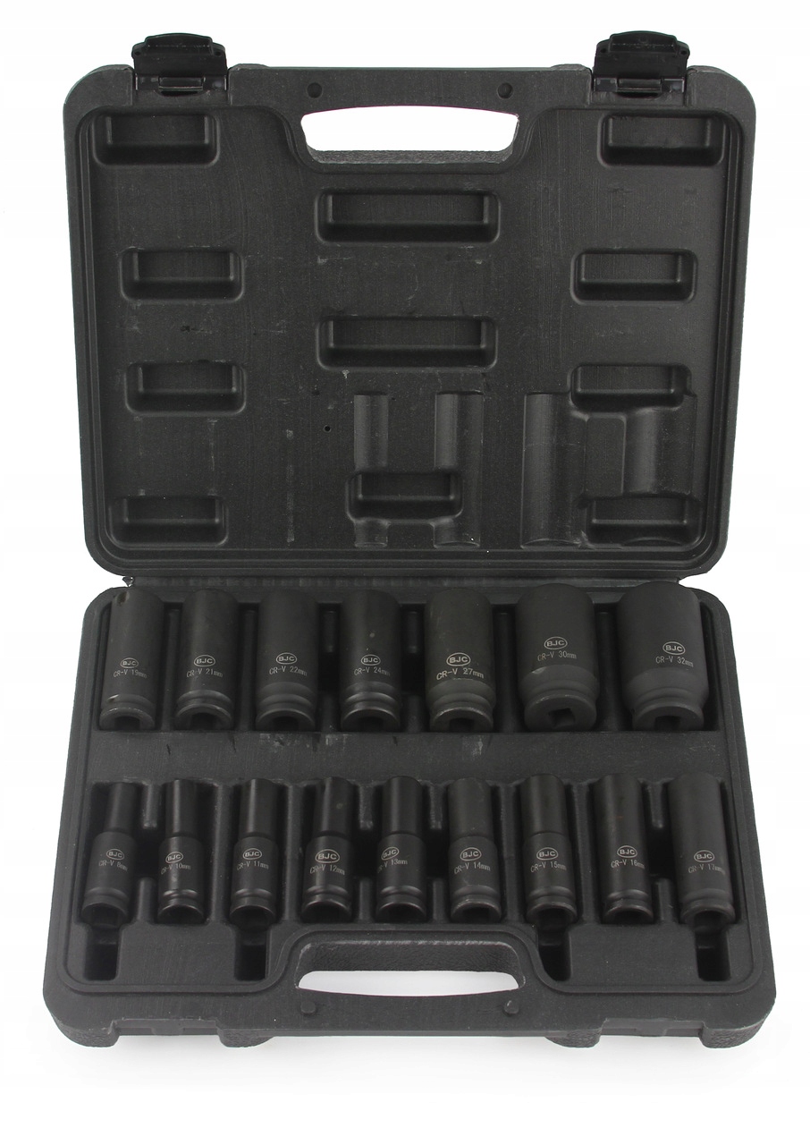 ZESTAW NASADEK UDAROWYCH NASADOWYCH DO KLUCZA PNEUMAT. 1/2'' 8-32mm 16EL