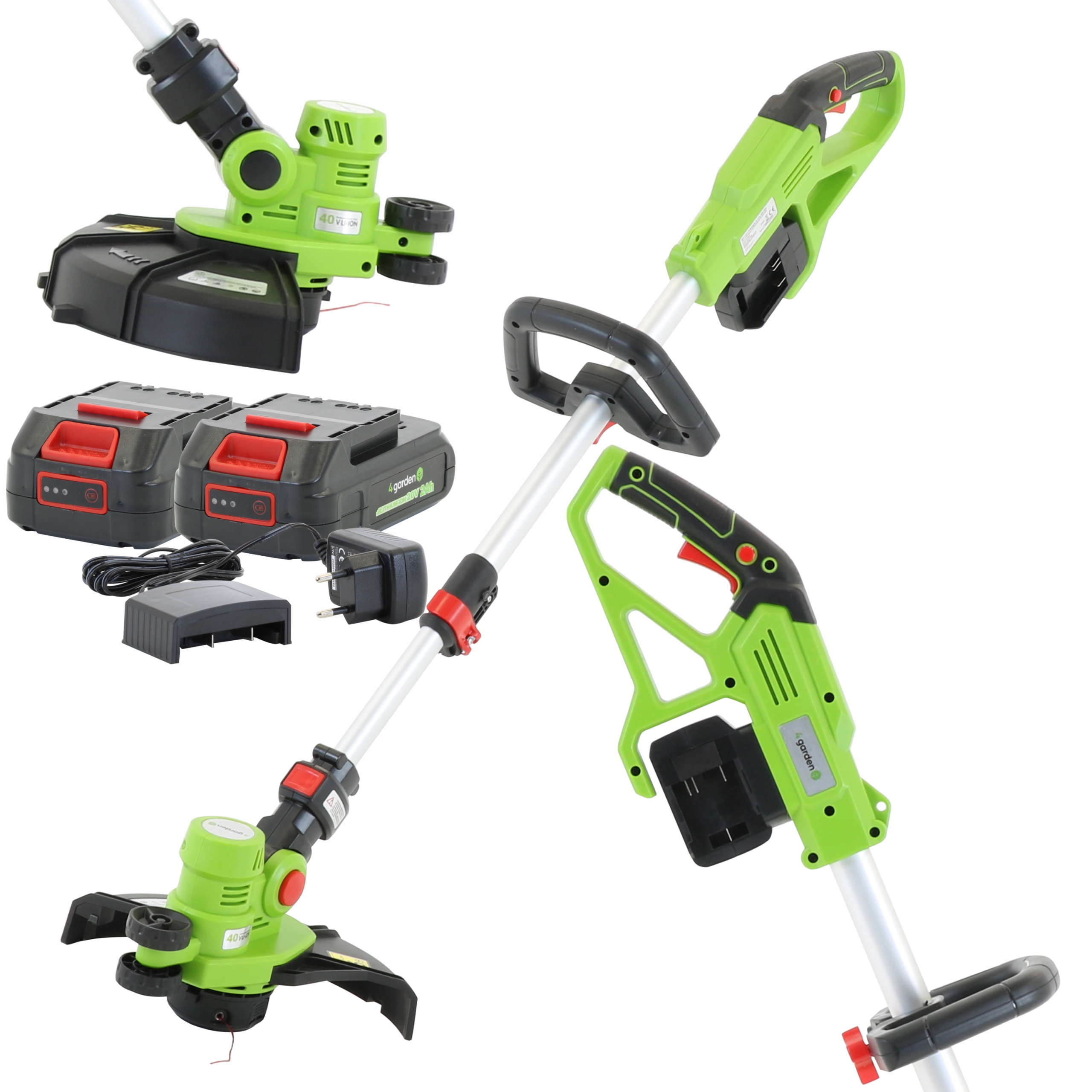 KOSA PODKASZARKA AKUMULATOROWA 20V + 2x2Ah 4GARDEN