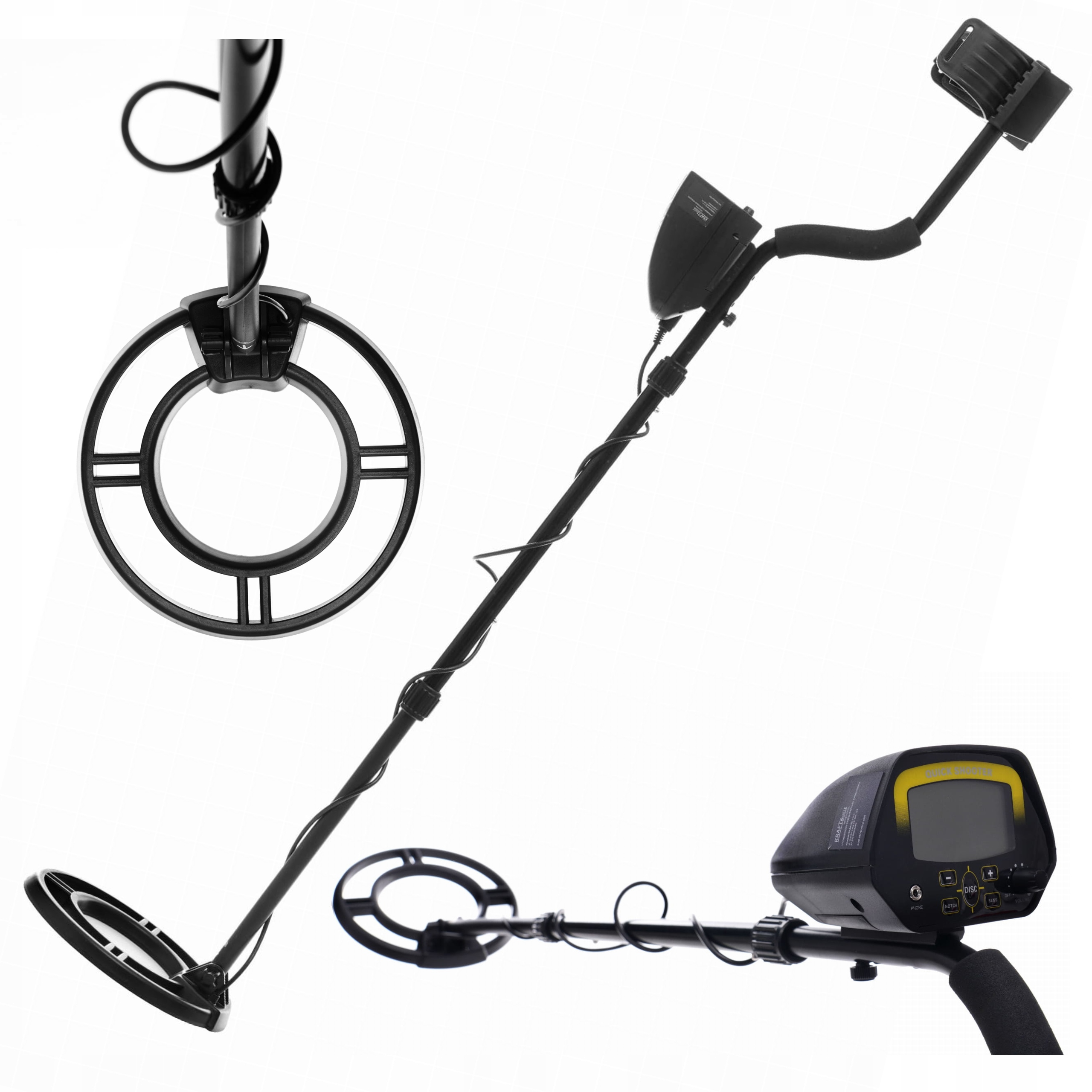 WYKRYWACZ METALI DETEKTOR METALU SONDa WODOODPORNa UCHWYT KRAFTDELE KD10402