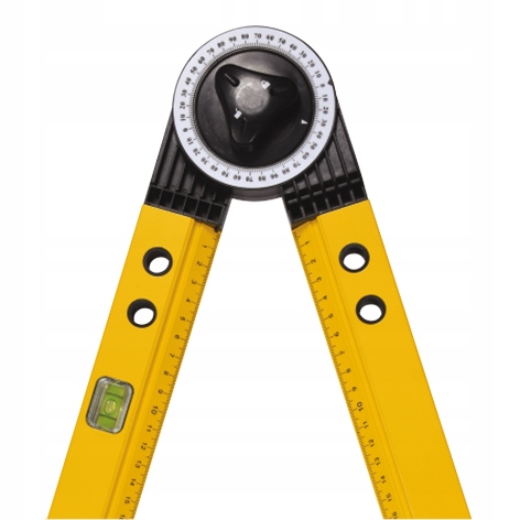 KĄTOMIERZ KĄTOWNIK BUDOWLANY ALUMINIOWY POZIOMICA CYRKIEL 3w1 VOREL 18790