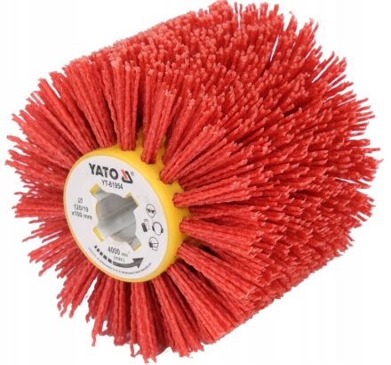 YATO SATYNIARKA SZLIFIERKA WALCOWA DO STALI DREWNA SATYNOWANIA 2 x SZCZOTKA