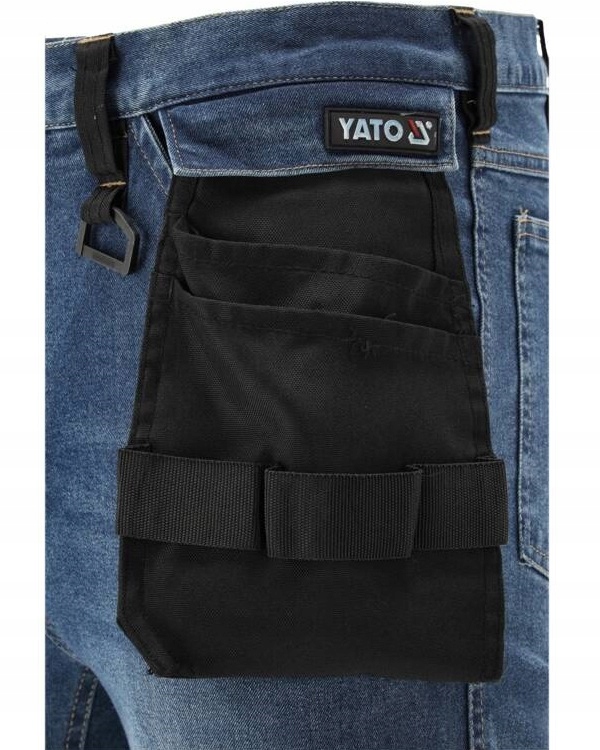 YATO SPODNIE ROBOCZE MONTERSKIE STRETCH JEANS DARK BLUE YT-79053 ROZM. L/XL