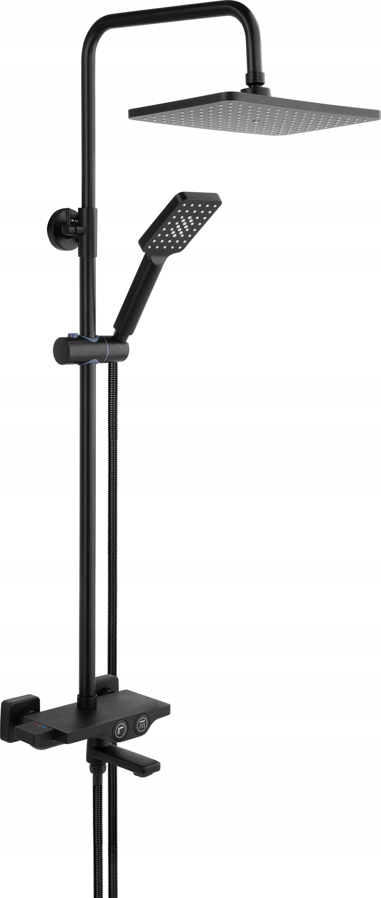 FALA 75889 DESZCZOWNICA CZARNA BATERIA PRYSZNICOWA TERMOSTAT NOIR 2