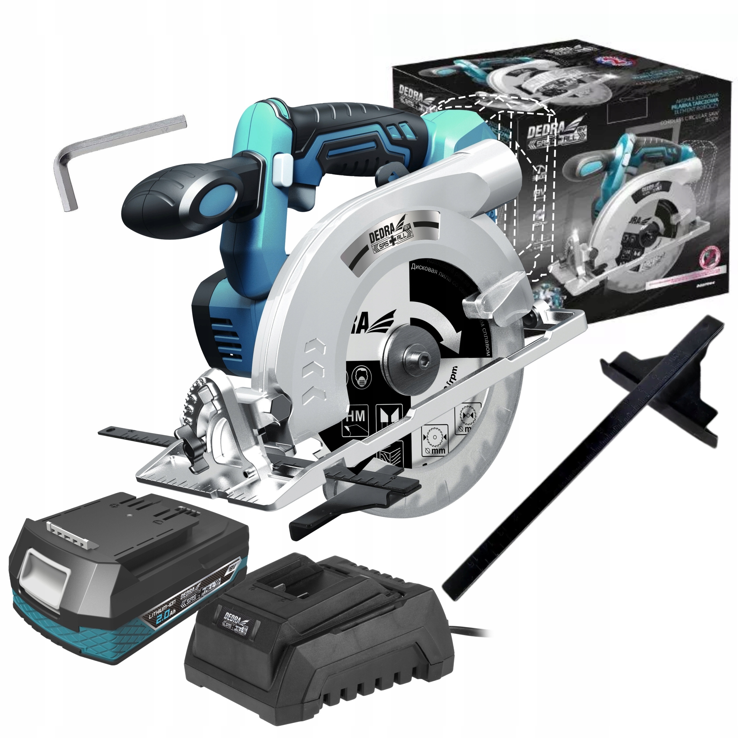 DEDRA PILARKA TARCZOWA Bezszczotkowa DED7164 +2Ah