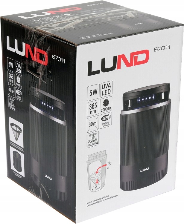 LAMPA OWADOBÓJCZA UVA LED NA KOMARY ĆMY NA USB