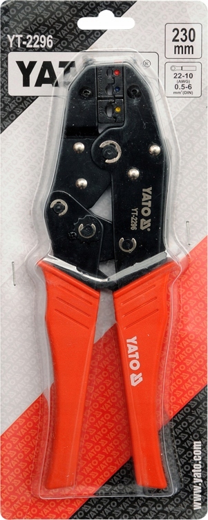 YATO SZCZYPCE ZACISKARKA ZESTAW TULEJEK KONEKTORÓW 360 YT-2296 + YT-06890