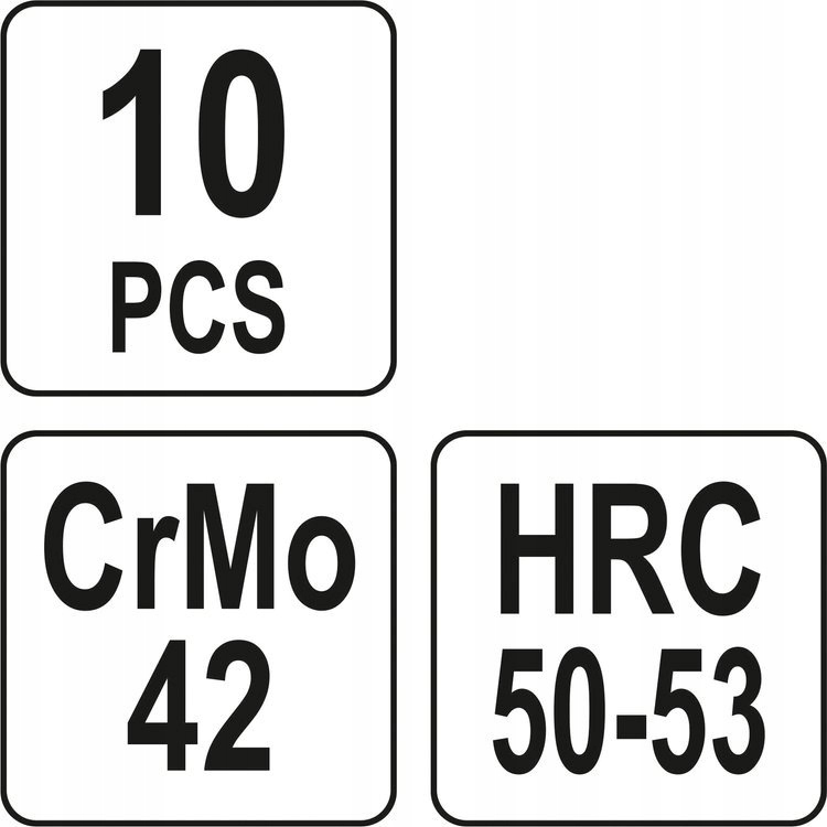 YATO ZESTAW WYKRETAKÓW DO USZKODZONYCH ZERWANYCH ŚRUB 3-11mm 10 EL YT-05890