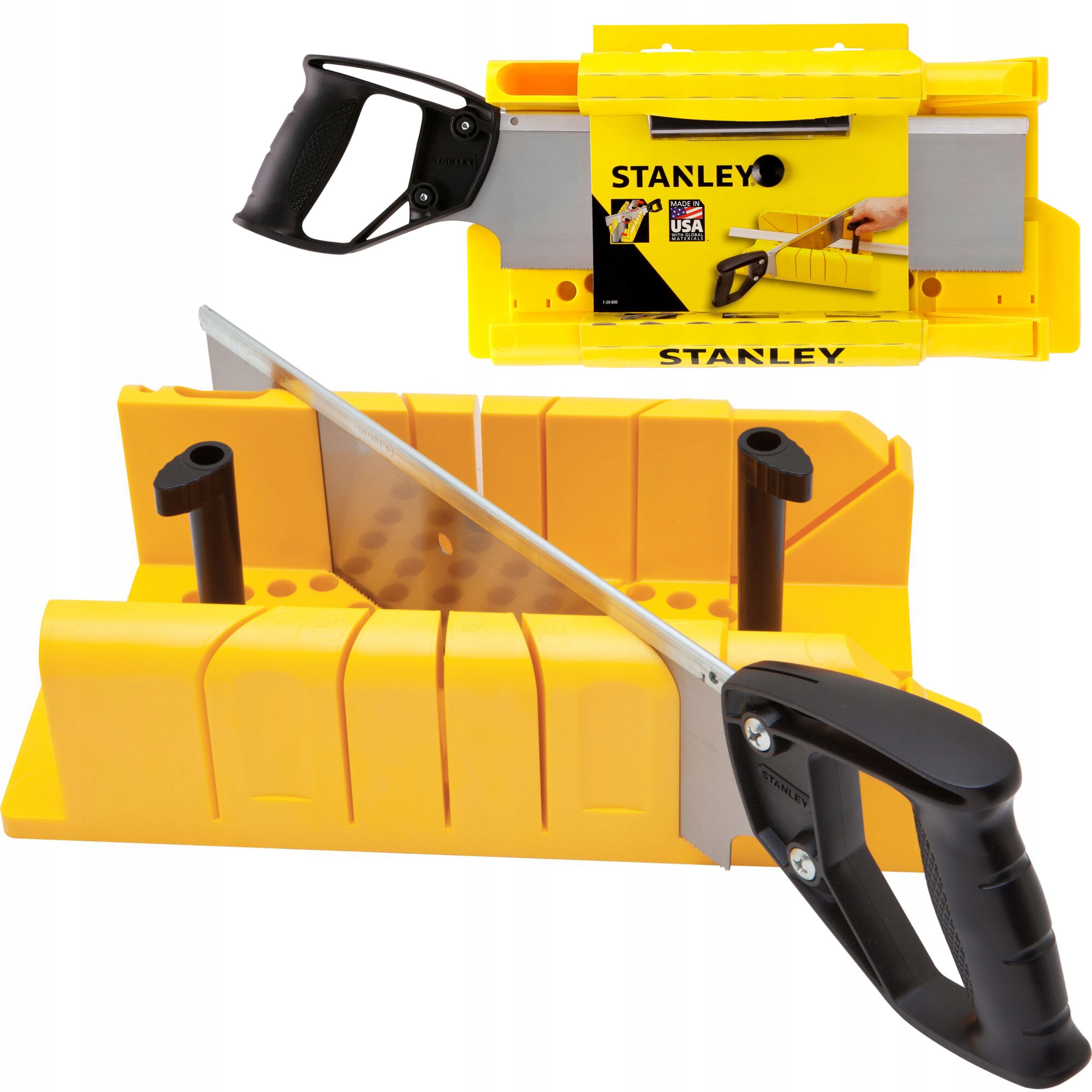 STANLEY PRZYRŻNIA DO CIĘCA KĄTEM + PIŁA GRZBIETNICA 350 mm FATMAX 1-20-600
