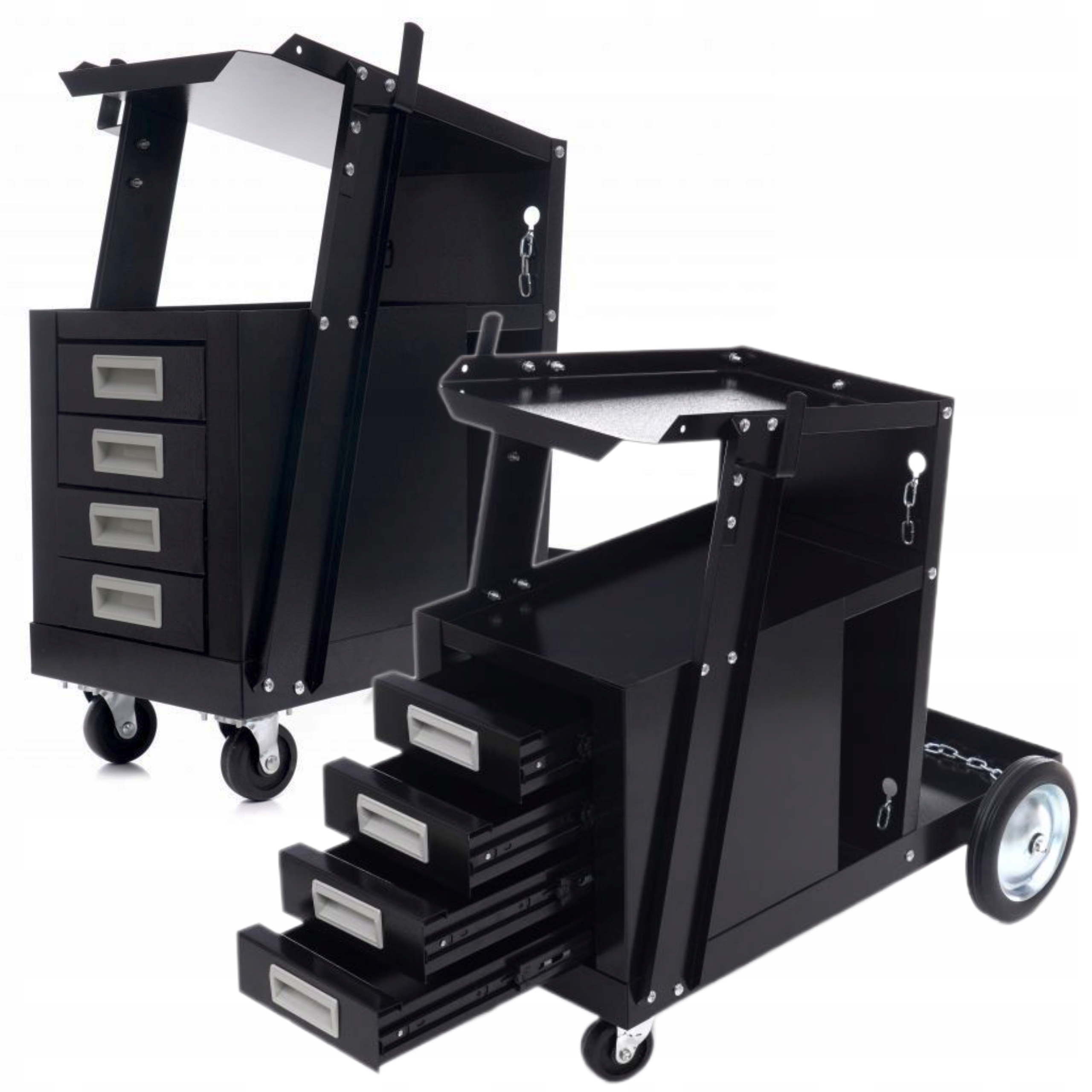 WÓZEK NARZĘDZIOWY SPAWALNICZY Z SZUFLADAMI NA KÓŁKACH TIG MIG MMA SZUFLADY