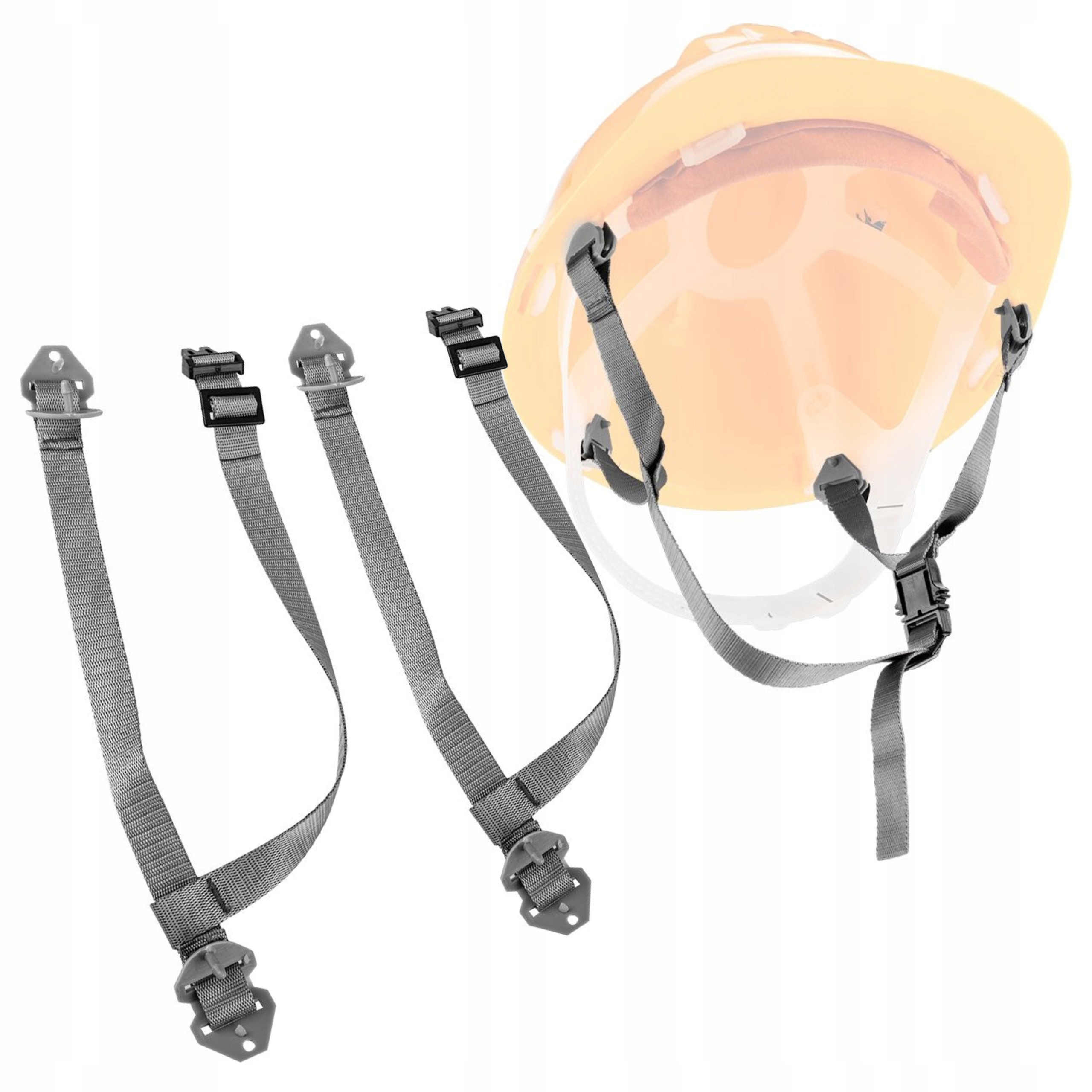 NEO PASKI PASEK PODBRÓDKOWY DO HEŁMU KASKU OCHRONNEGO 4 PUNKTOWY 97-209