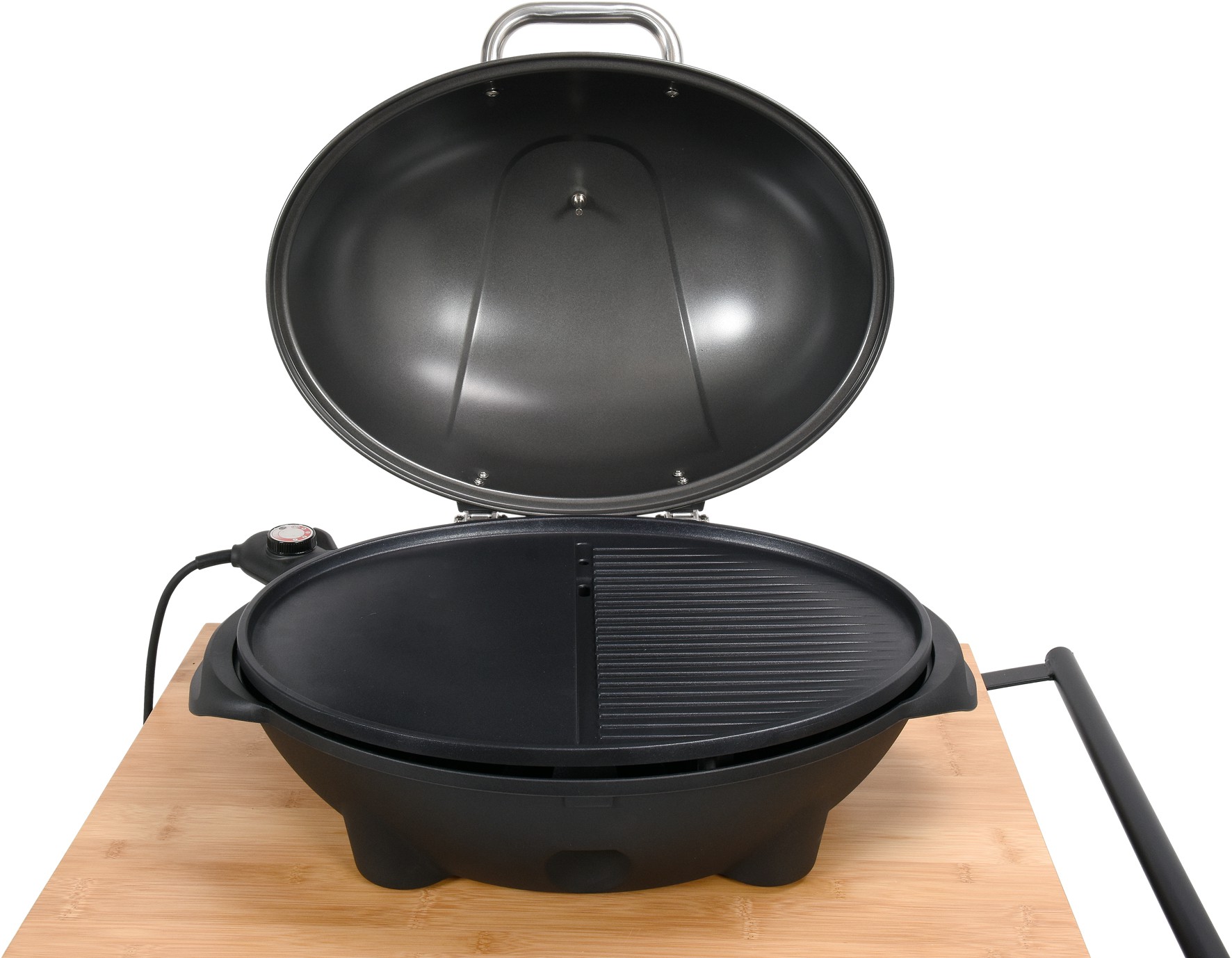 GRILL ELEKTRYCZNY 2400W OGRODOWY BALKONOWY STOŁOWY WSKAŹNIK TEMPERATURY