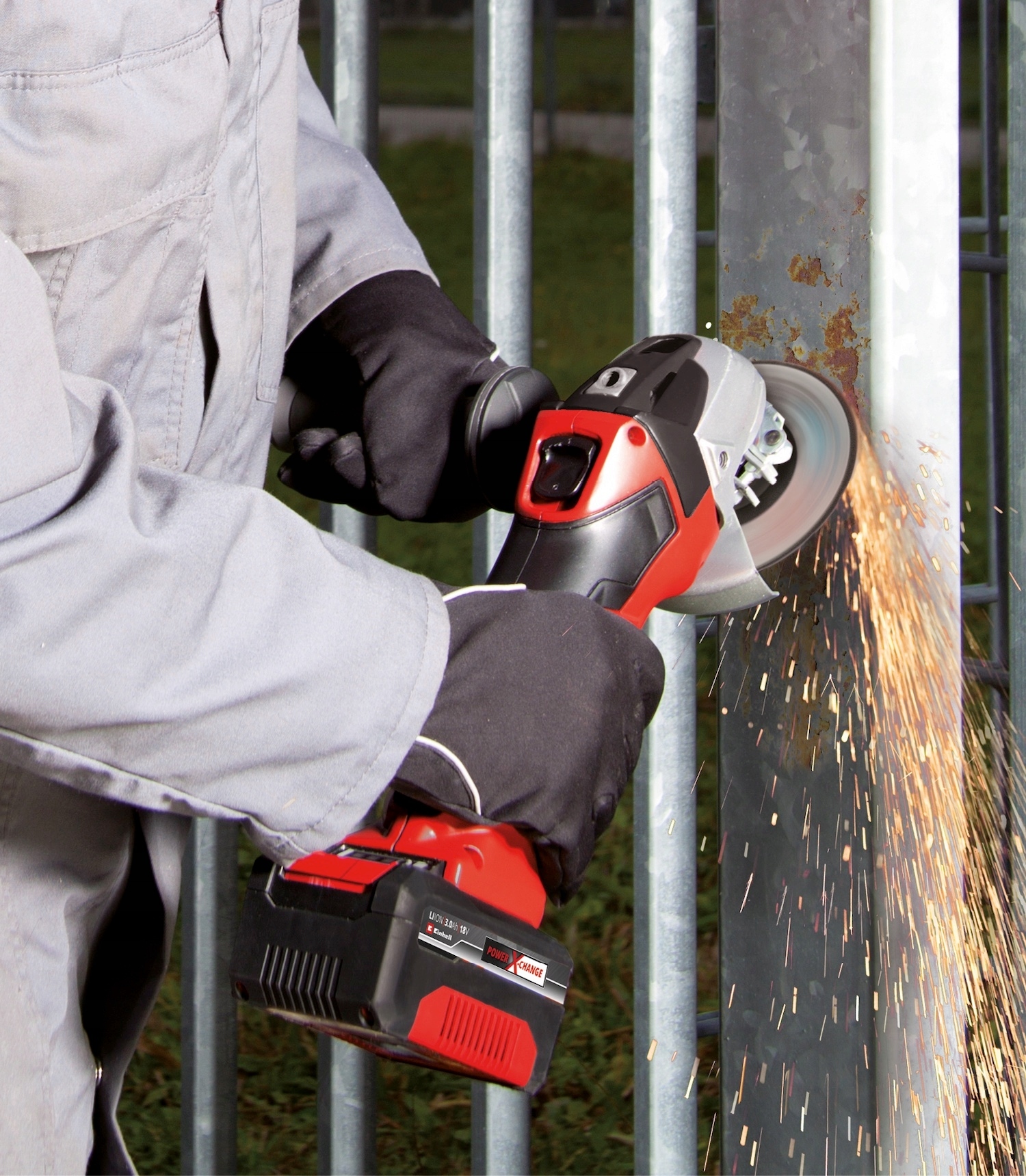 EINHELL SZLIFIERKA KĄTOWA 115mm 18V AKUMULATOR 4,0Ah ŁADOWARKA TC-AG 18/115