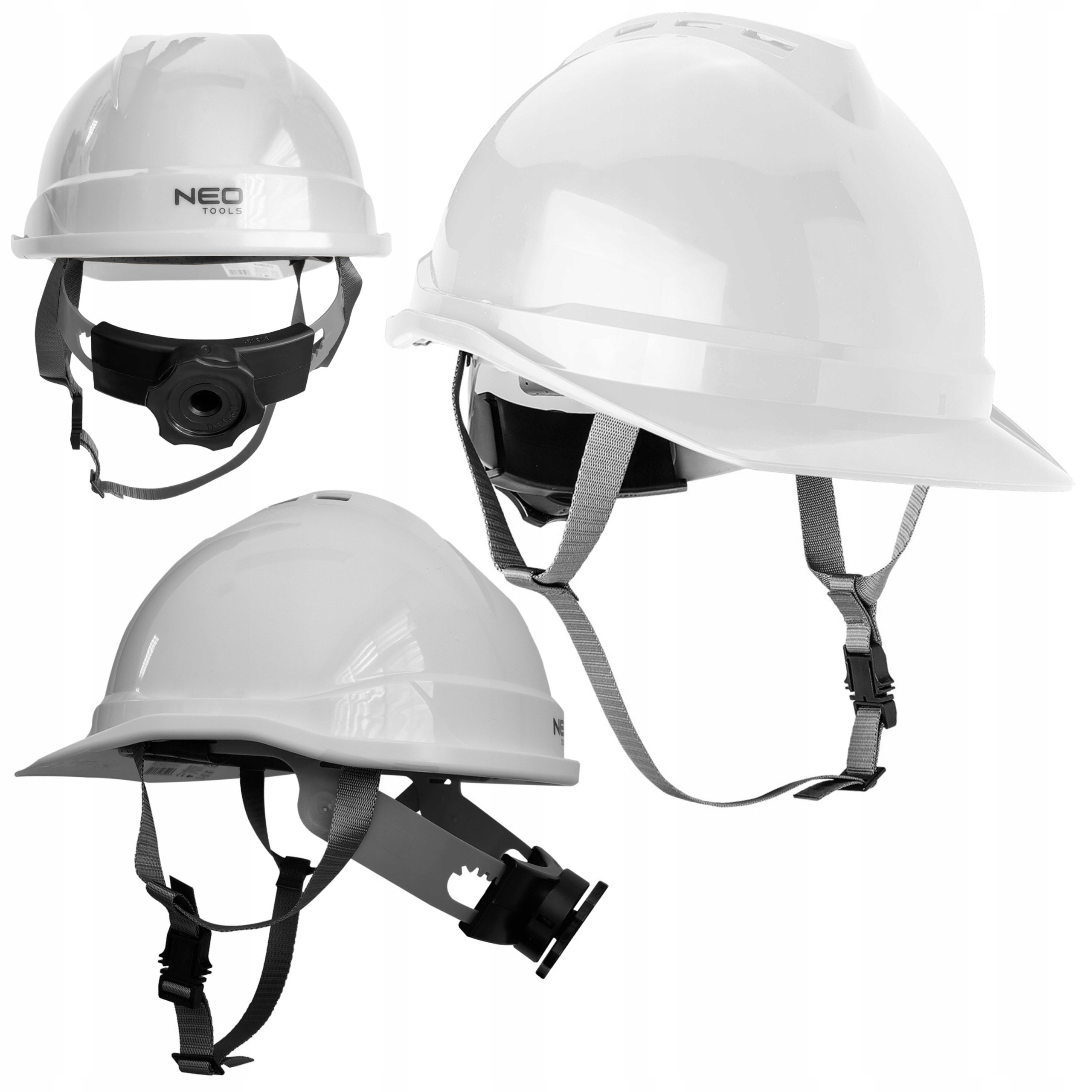 NEO HEŁM KASK BHP BUDOWLANY ROBOCZY OCHRONNY BIAŁY