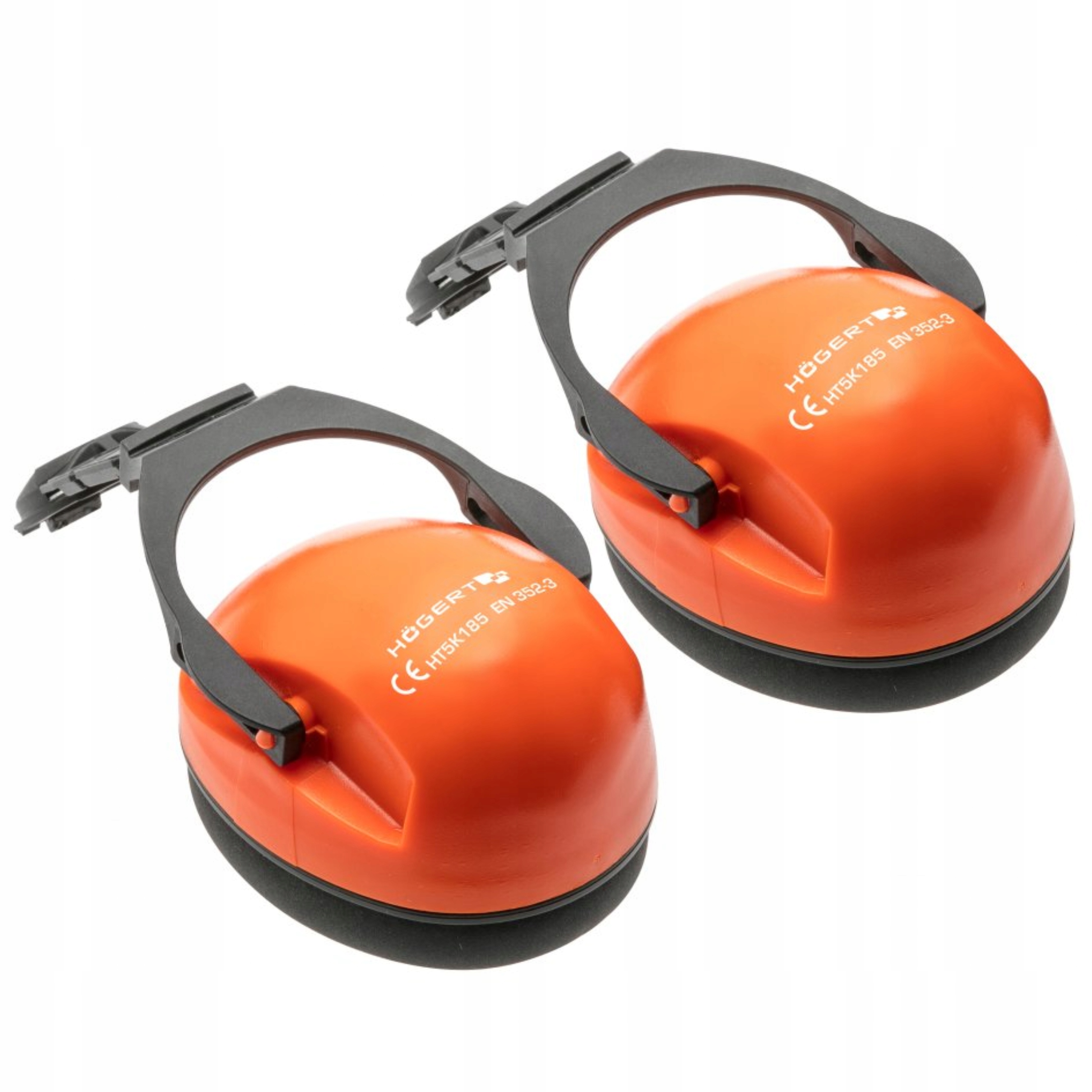 HOGERT OCHRONNIKI SŁUCHU SŁUCHAWKI POMARAŃCZOWE UNIWERSALNE HT5K179