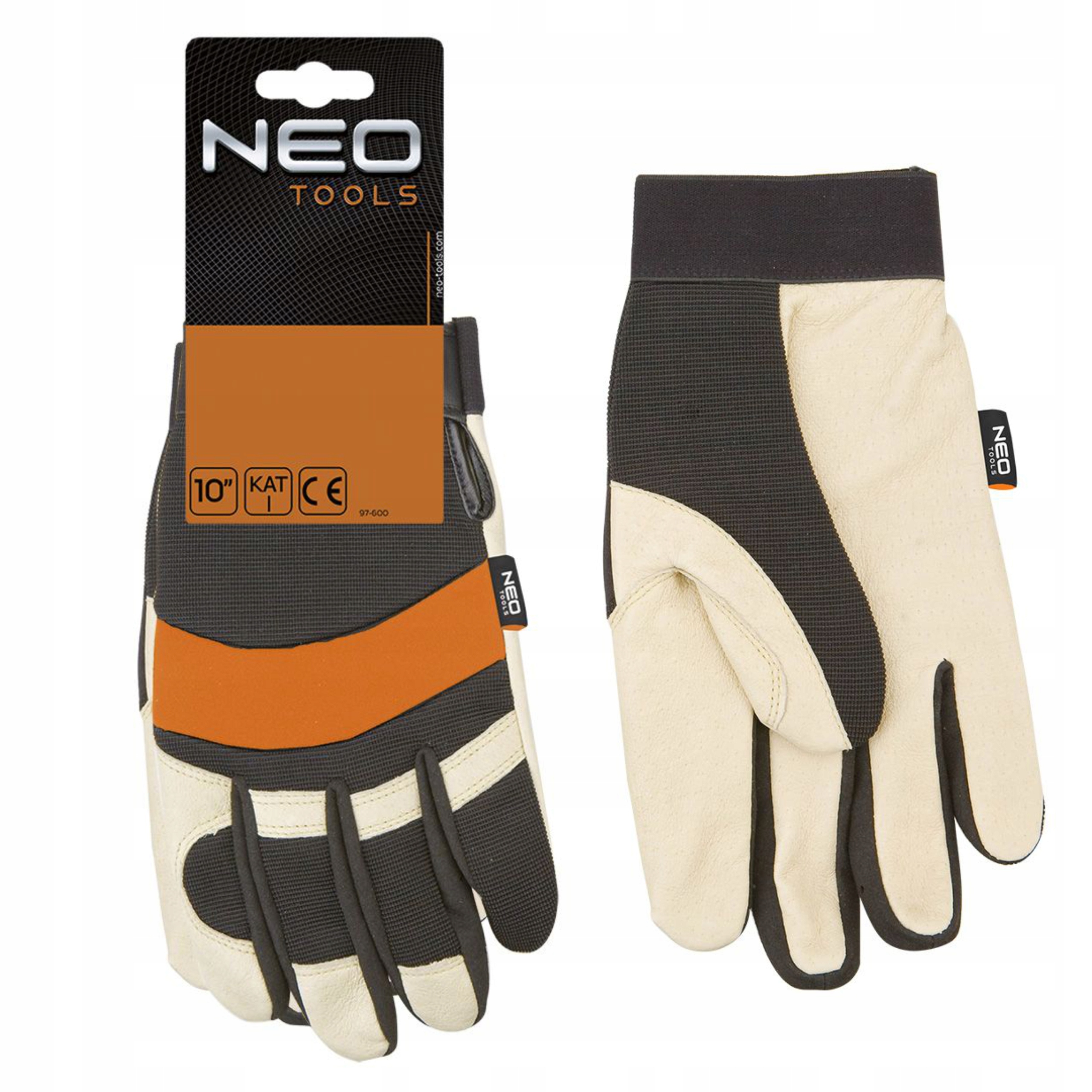 NEO RĘKAWICE DOROCZE SKÓRA ŚWIŃSKA LICOWA r. 10''