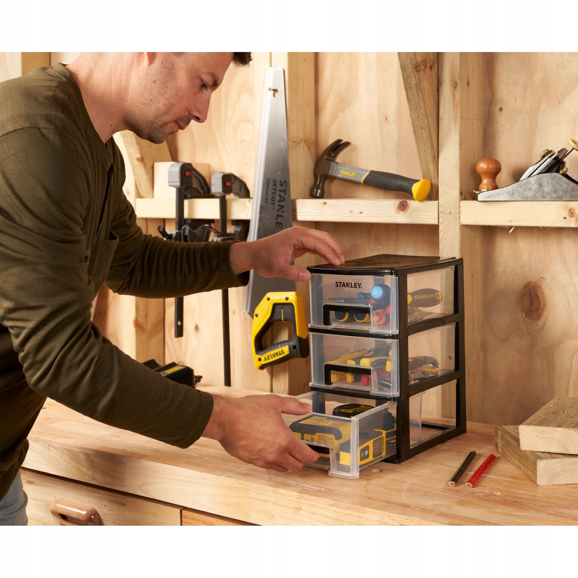 STANLEY FATMAX ZESTAW SZUFLAD SZUFLADY ESSENTIAL M ORGANIZER STST40711-1