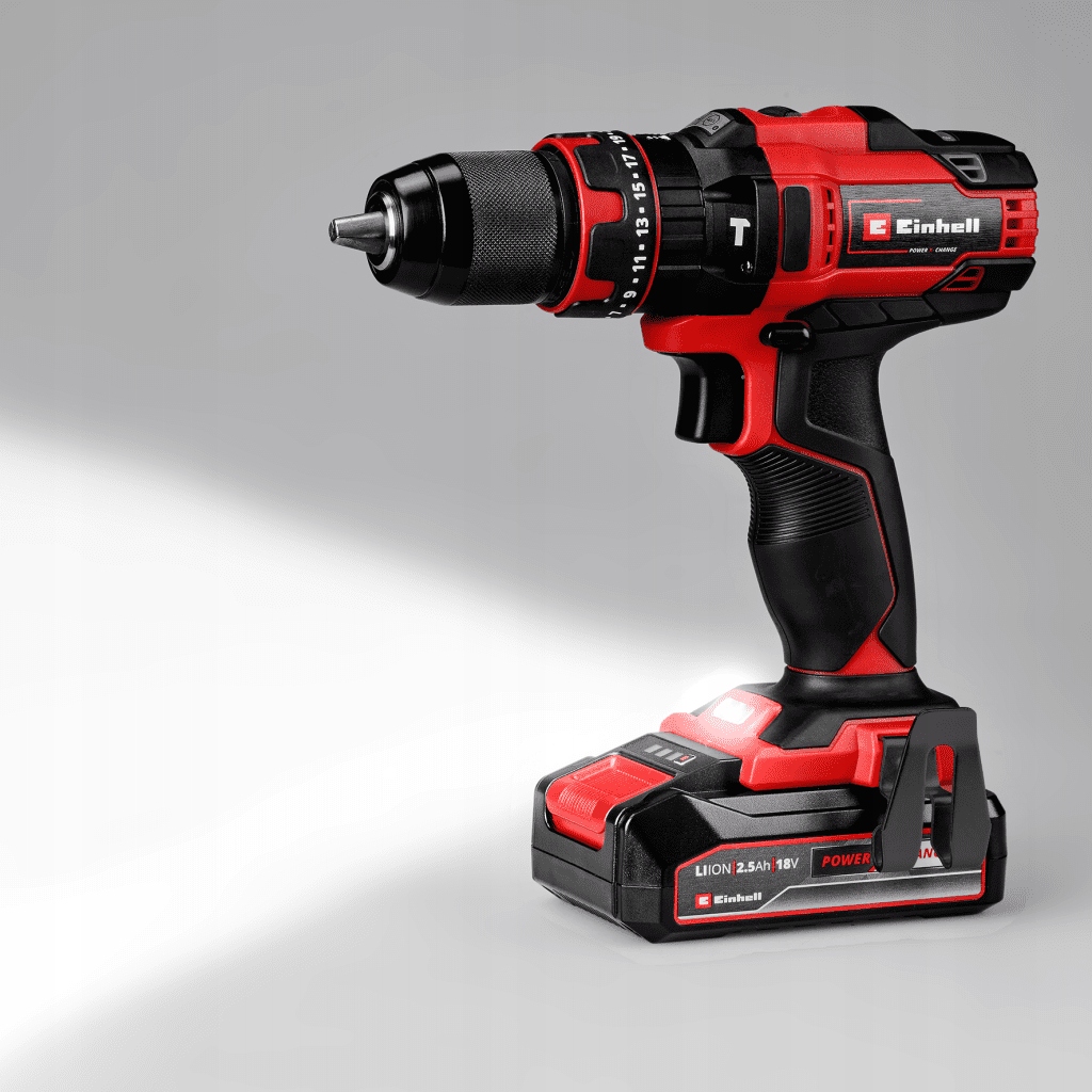 EINHELL AKUMULATOROWA WIERTARKO-WKRĘTARKA TE-CD 18/44 Li-i 2,5Ah 18V PXC