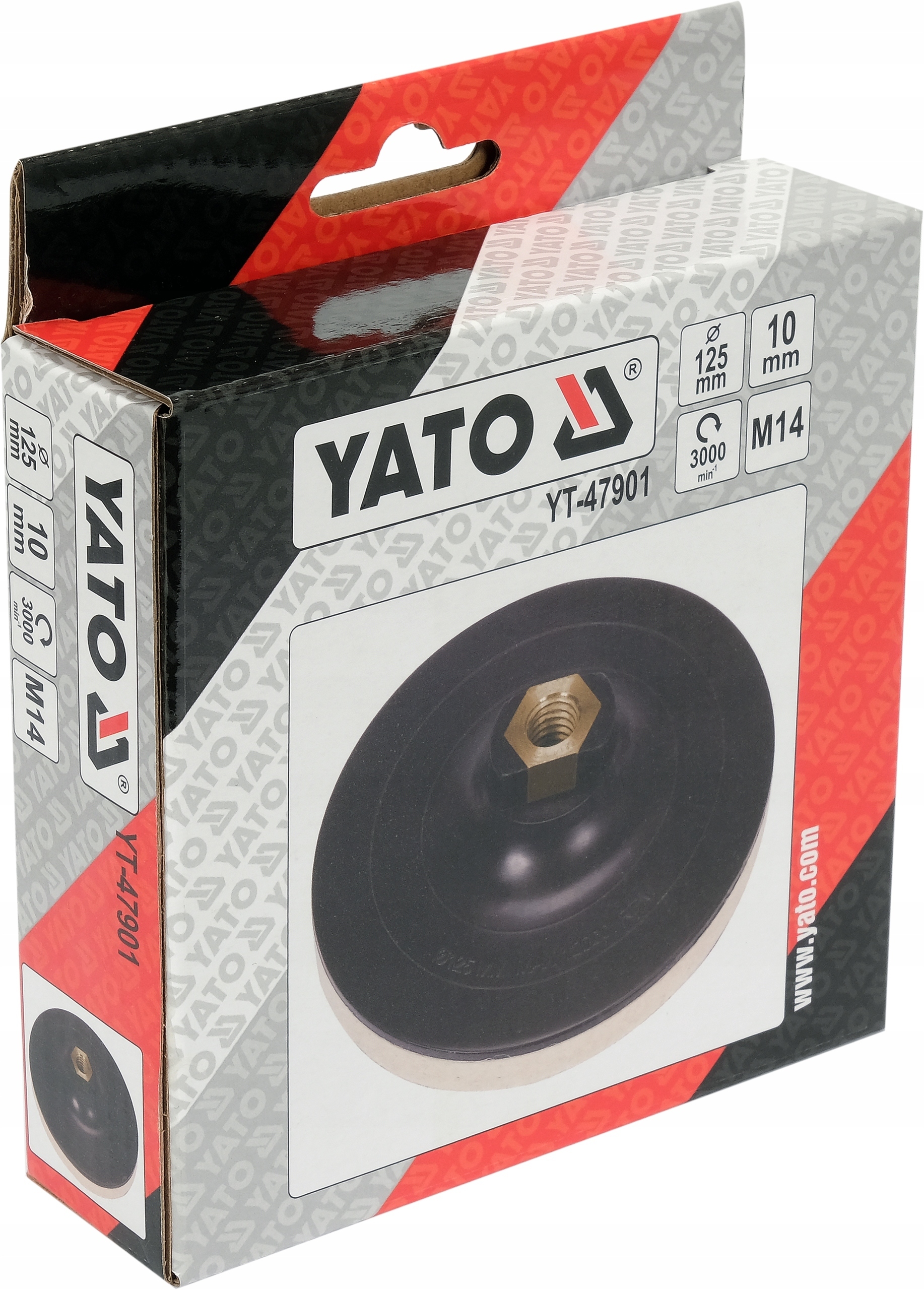 FILC POLERSKI KRĄŻEK TARCZA DYSK 125x10MM M14 YATO