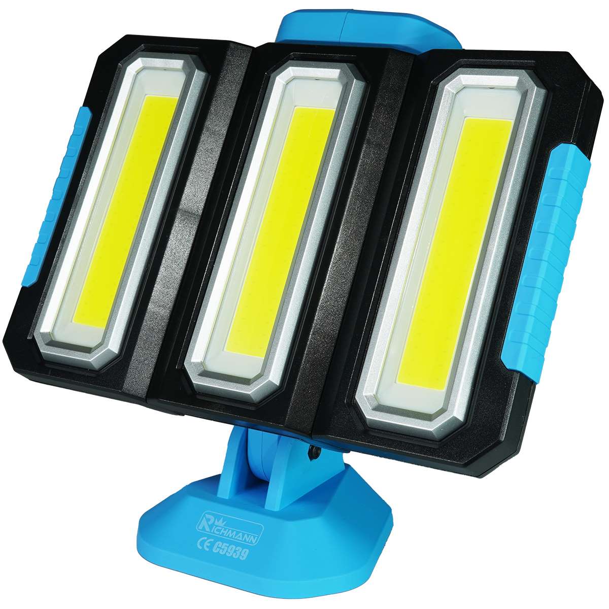 RICHMANN LAMPA HALOGENOWA AKUMULATOROWA REGULOWANA 3X7W LED 1500 LM C5939