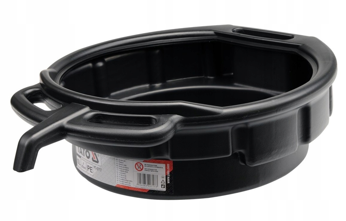 YATO MISKA ZLEWARKA WANNA DO SPUSZCZANIA ZLEWANIA OLEJU PŁYNU 15L UCHWYT