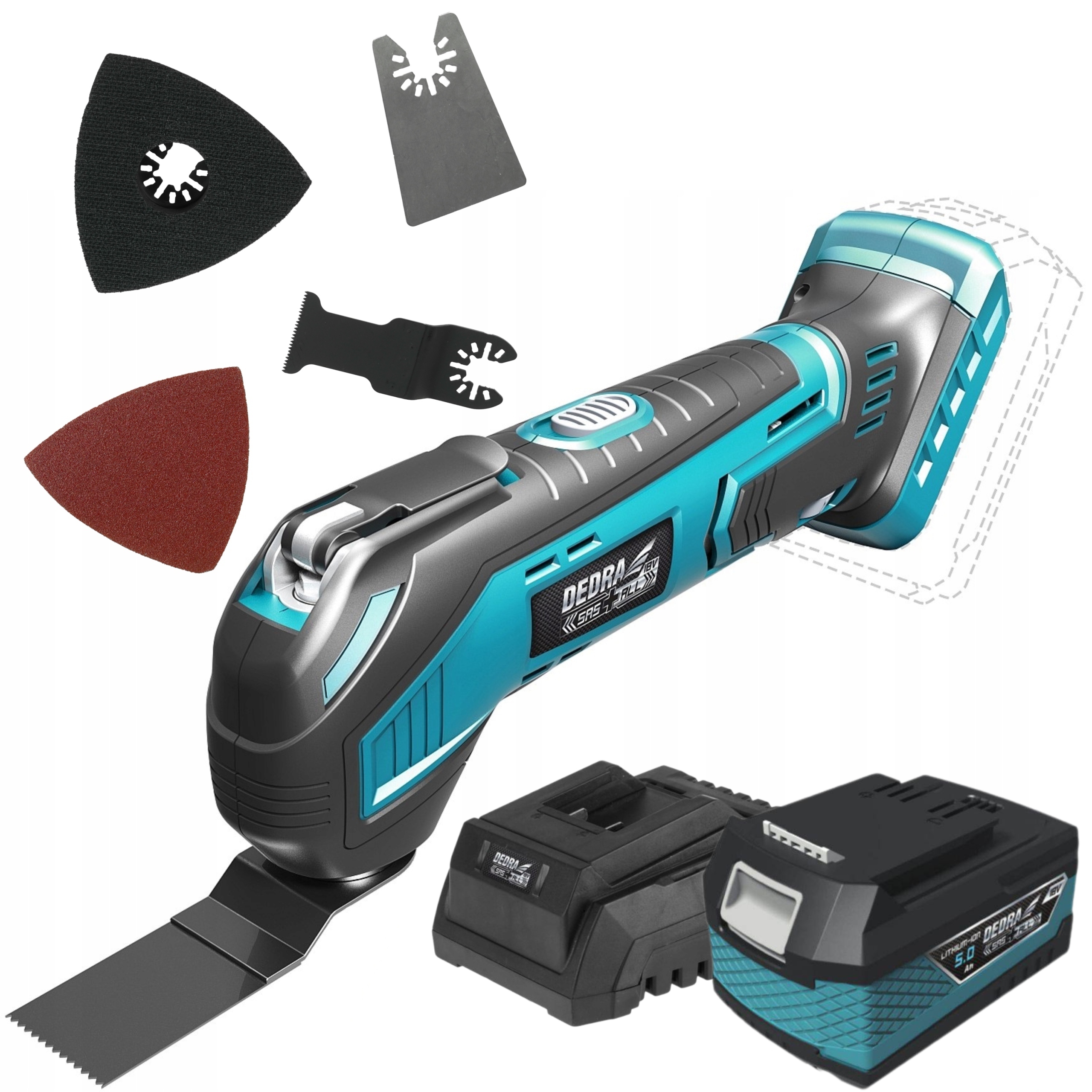 DEDRA URZĄDZENIE WIELOFUNKCYJNE MultiTool 18V +5Ah