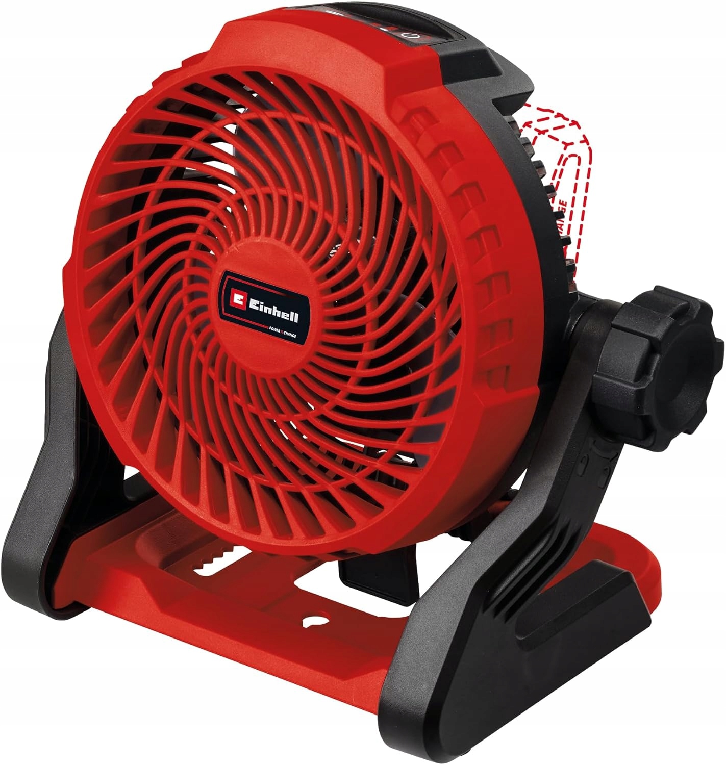 EINHELL WIATRAK WENTYLATOR PRZENOŚNY AKUMULATOROWY GE-CF 18/2200 Li-Solo