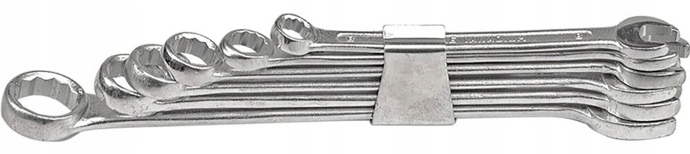 VOREL KLUCZE PROFESJONALNY PŁASKO-OCZKOWE 6-19MM , KPL. 8SZT CLIP 51590