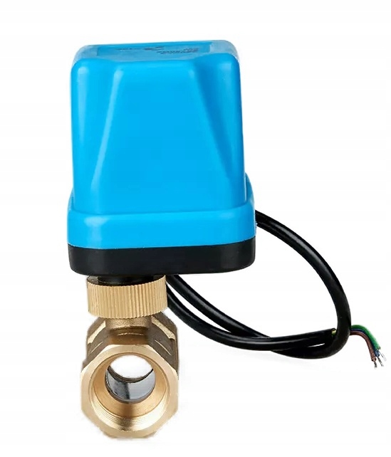 ELEKTROZAWÓR KULOWY 1/2'' 230 V DN15 silownik WODY
