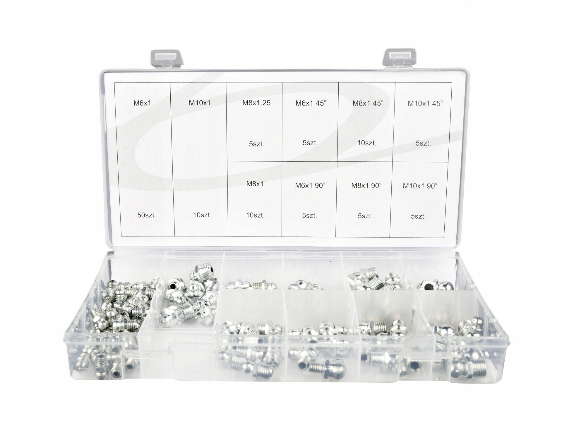KALAMITKI STALOWE DO SMAROWNICY ZESTAW 110 SZT M6 M8 M10 W BOXIE