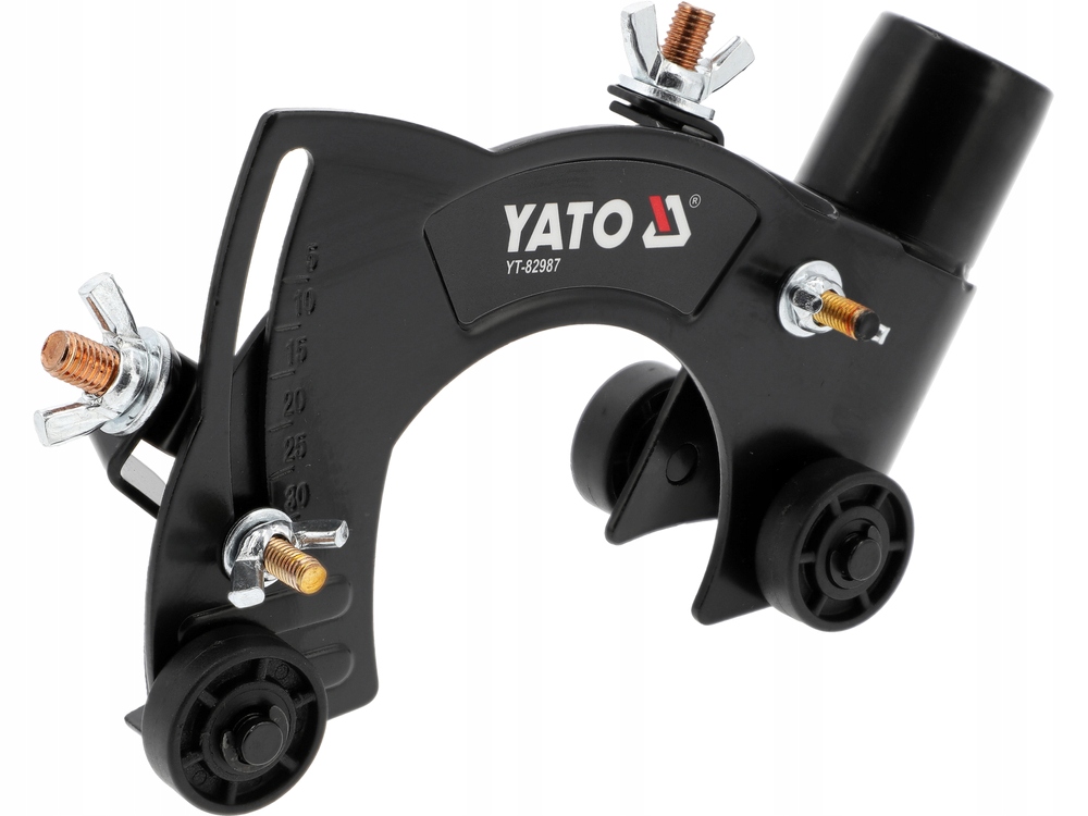 YATO OSŁONA PRZECIWPYŁOWA 125MM DO SZLIFIEREK KĄTOWYCH Z ODSYSANIEM PYŁU