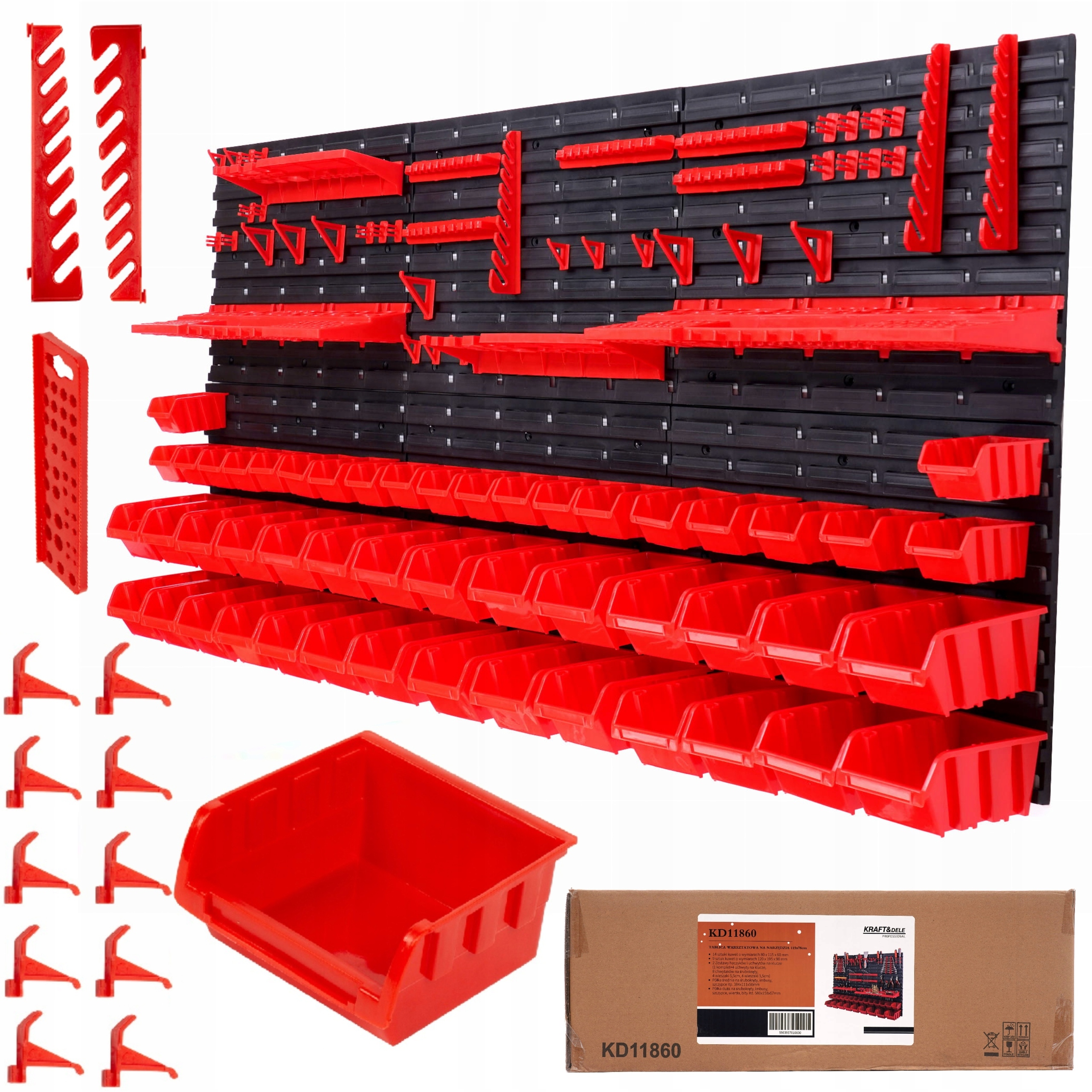 KRAFT&DELE TABLICA WARSZTATOWA ORGANIZER WARSZTATOWY 170X78 CM KD11861