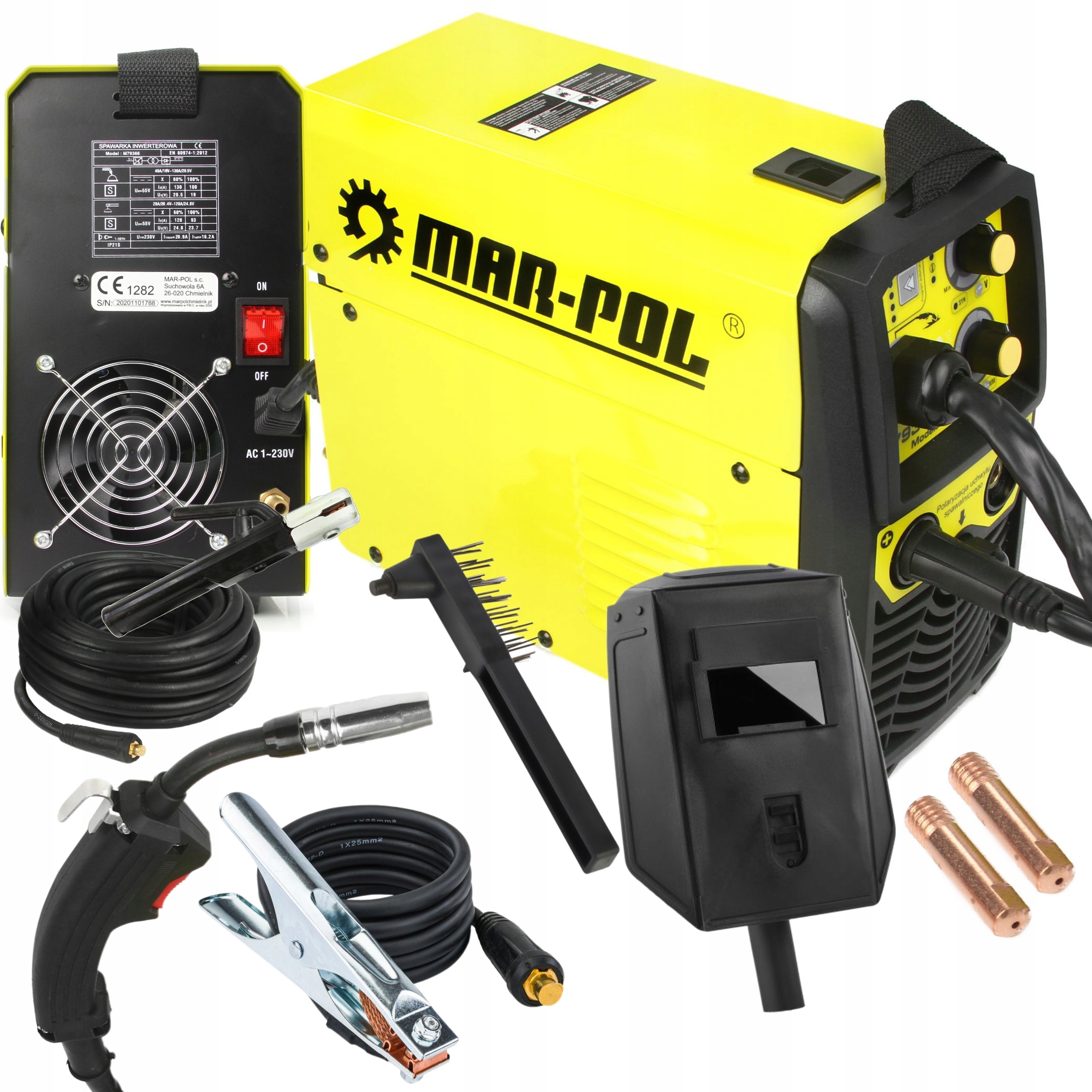 MAR-POL SPAWARKA INWERTOROWA MIGOMAT MIG MAG MMA TIG 10-130A M79366