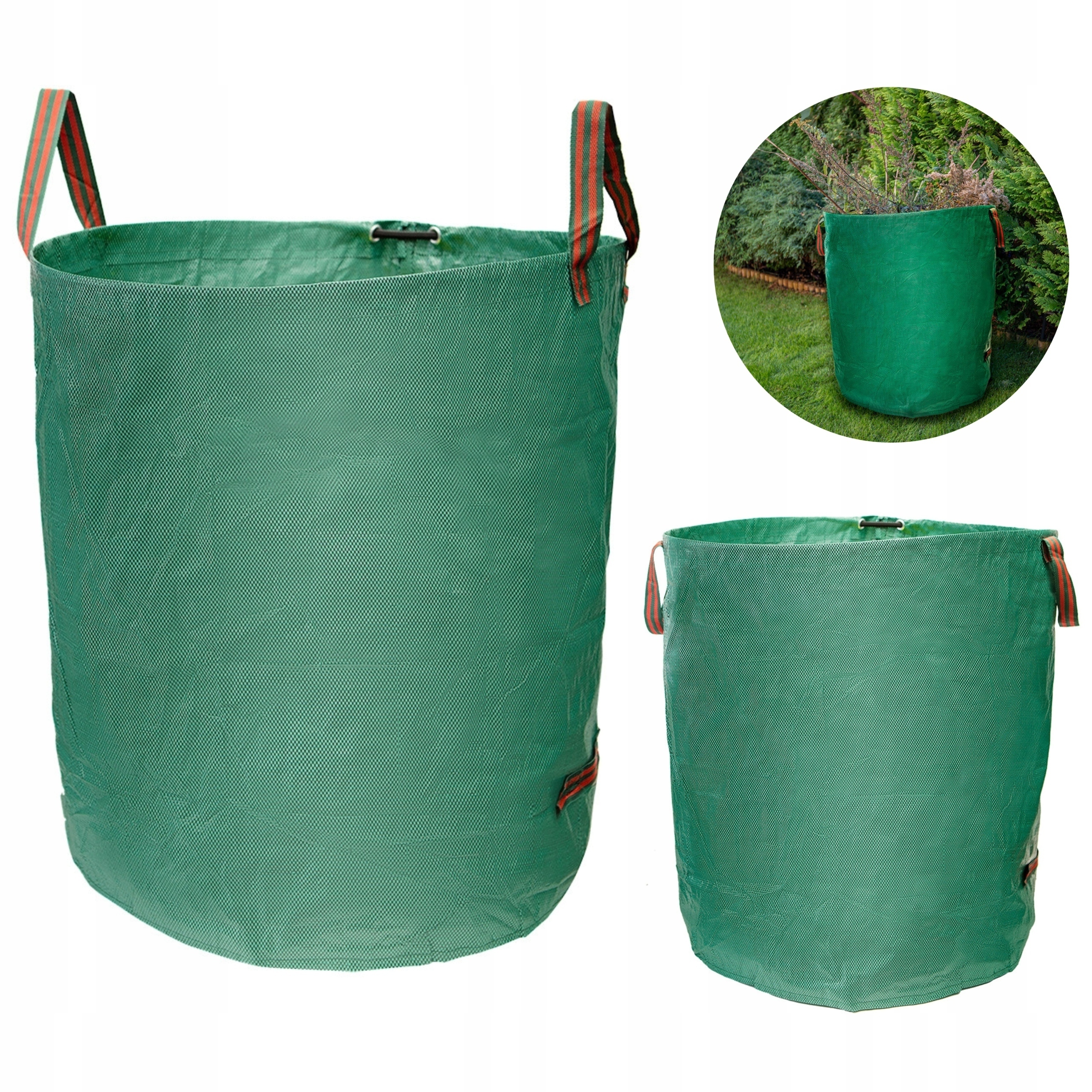 TORBA OGRODOWA 270L KOSZ POJEMNIK TRAWĘ LIŚCIE