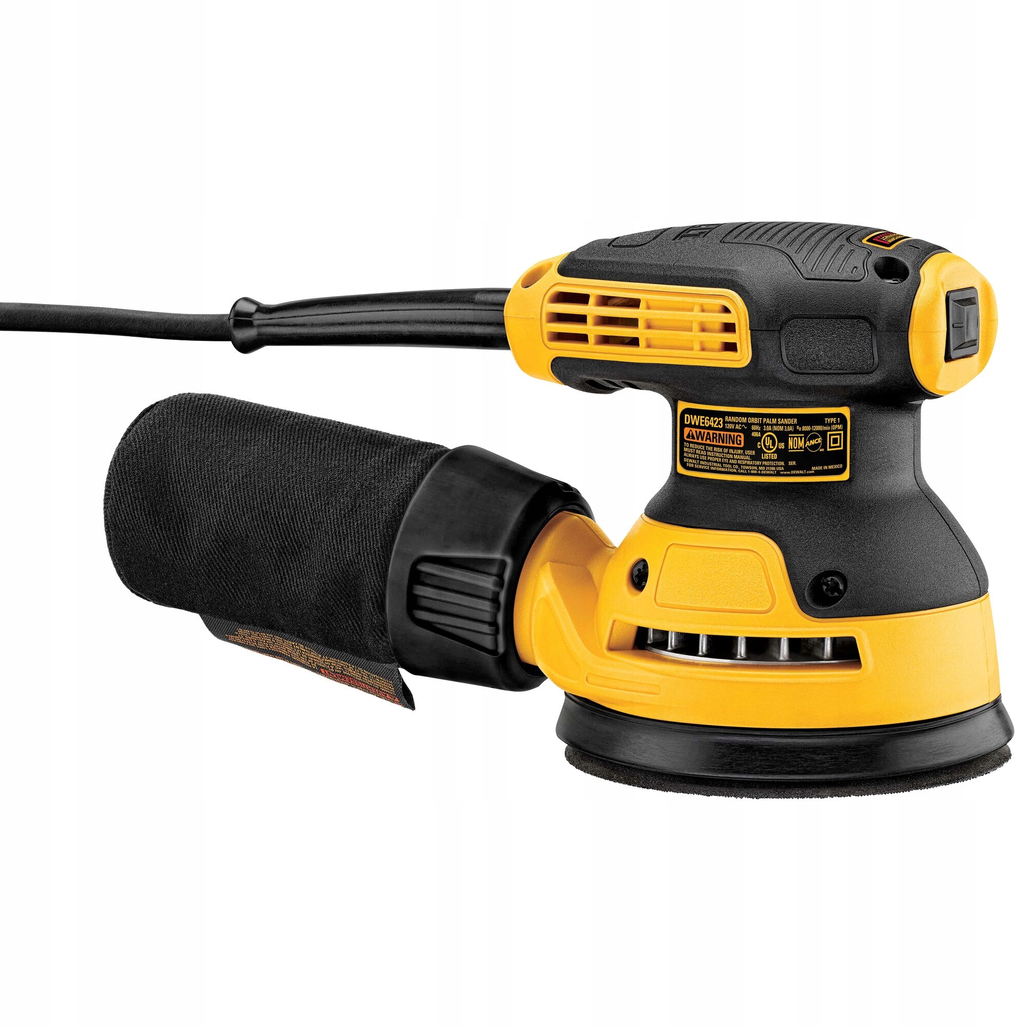 SZLIFIERKA MIMOŚRODOWA DEWALT DWE6423 125mm 280W