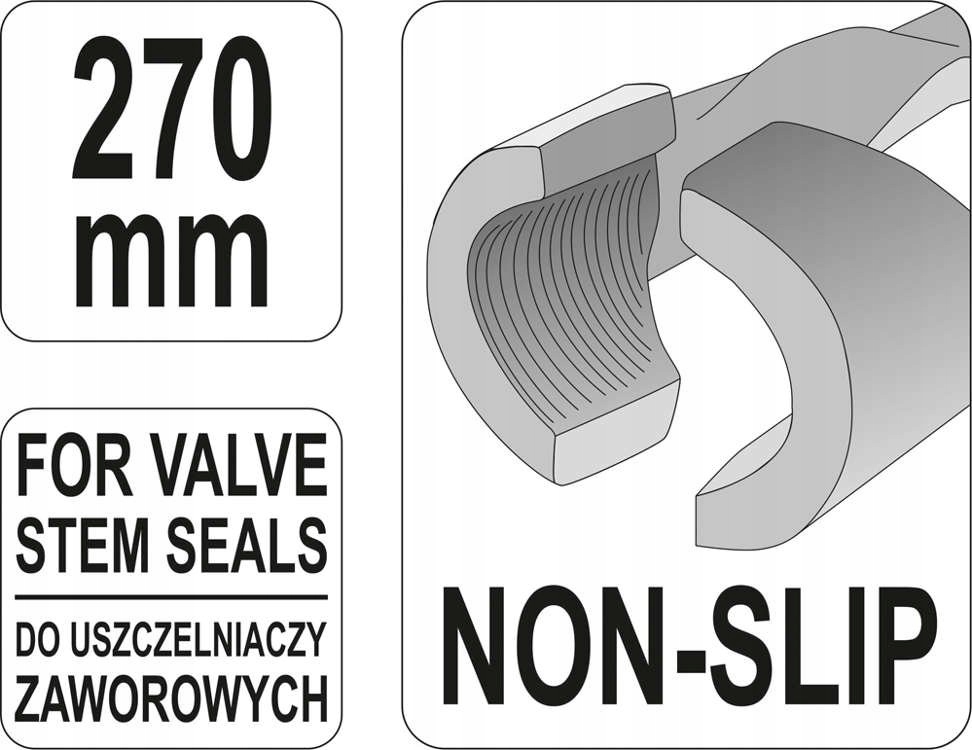 YATO SZCZYPCE DO USZCZELNIACZY ZAWOROWYCH DŁUGIE YT-0648 270mm