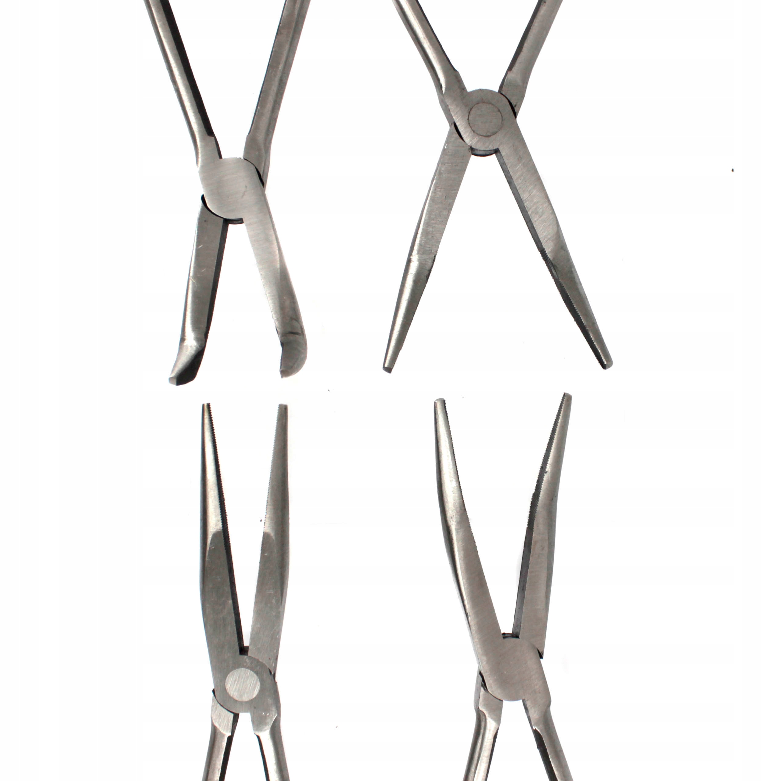 KOMPLET SZCZYPIEC PRECYZYJNYCH DO PRZEWODÓW 280MM 4 SZTUKI ETUI S11680