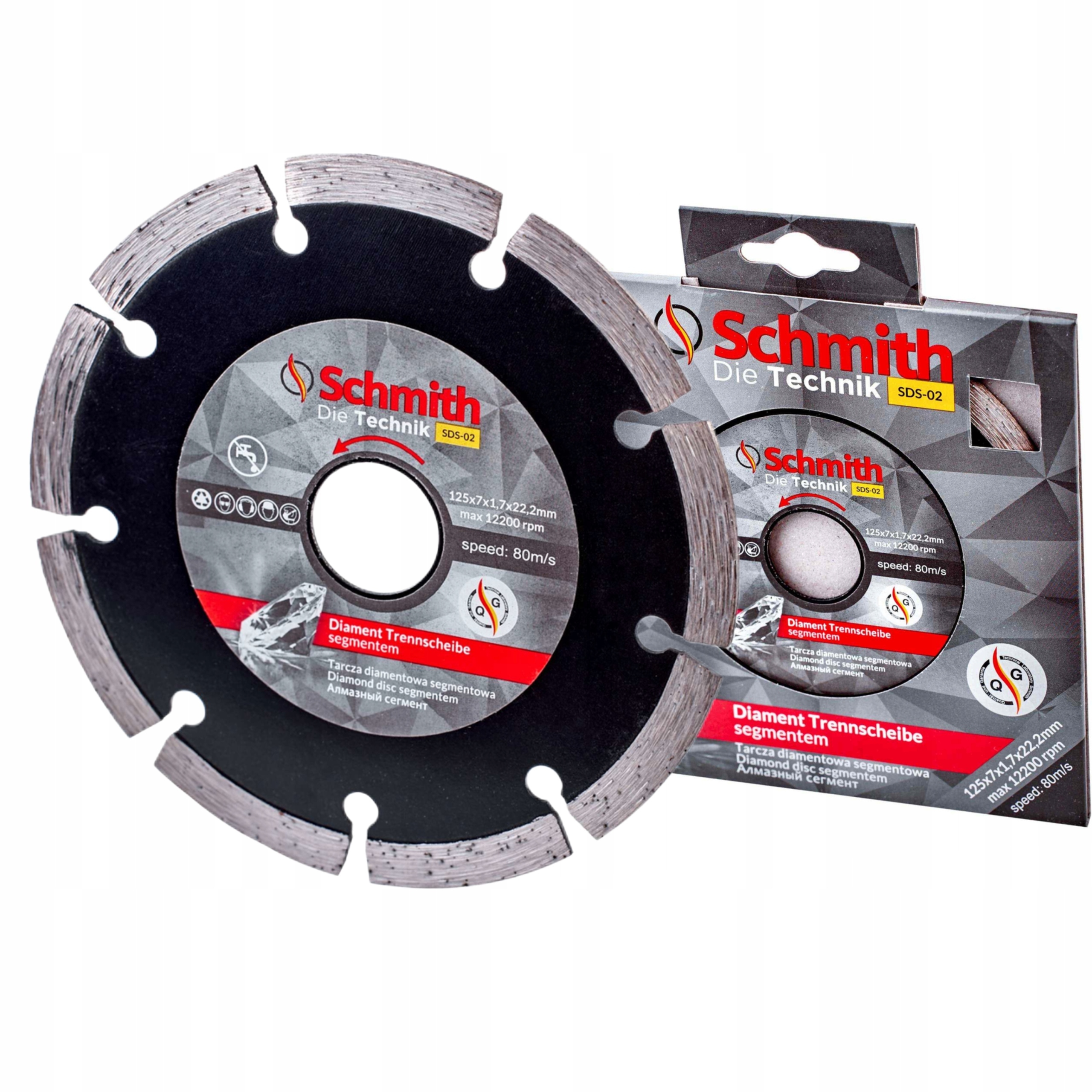 SCHMITH TARCZA DIAMENTOWA SEGMENTOWA 115 MM