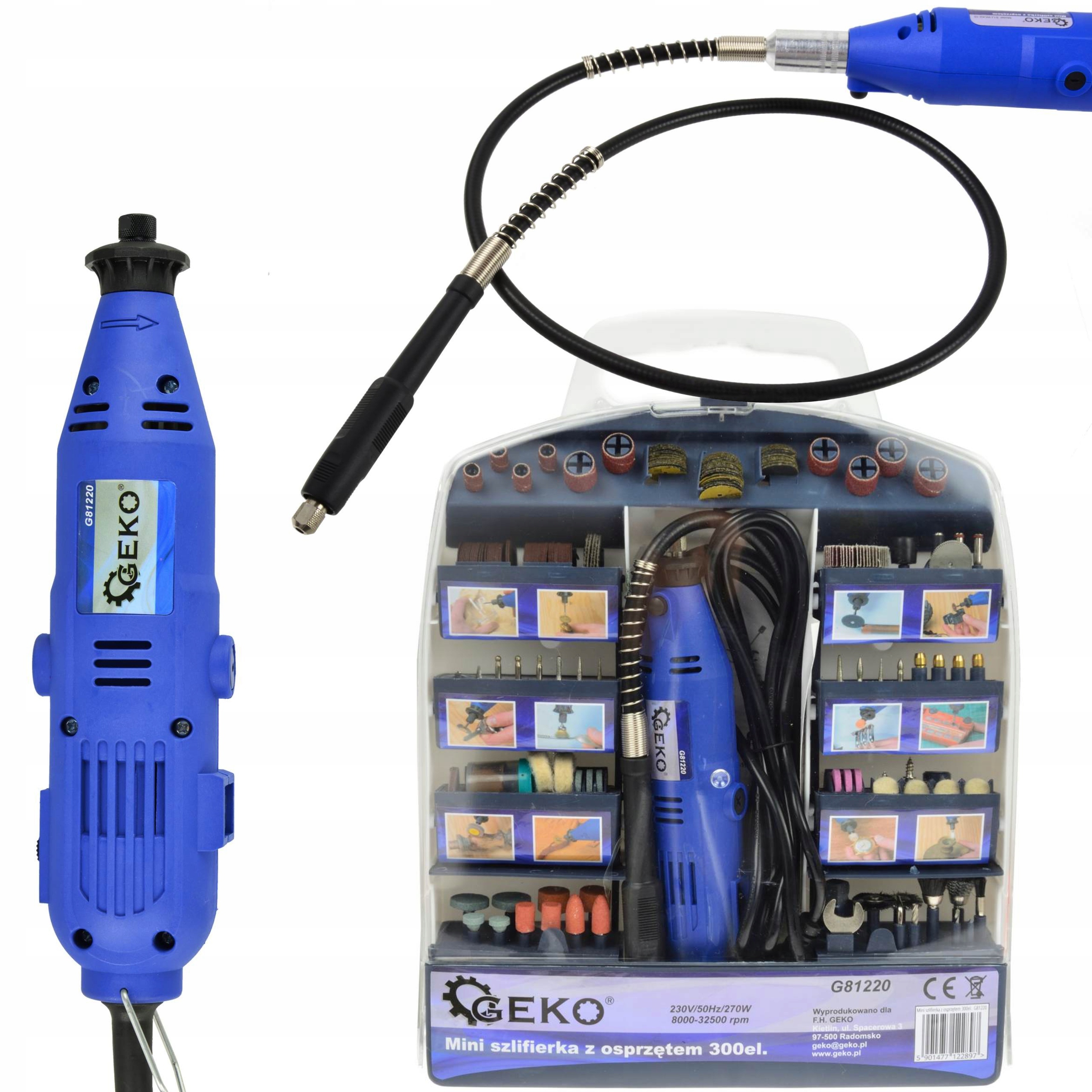 MULTISZLIFIERKA MINISZLIFIERKA 300 ELEMENTÓW 270W