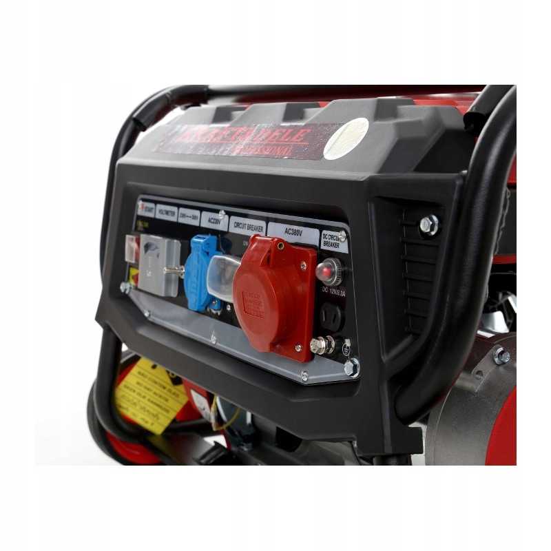 GENERATOR PRĄDOTWÓRCZY AGREGAT 3000W 230V 380V 7KM BENZYNOWY KRAFT&DELE