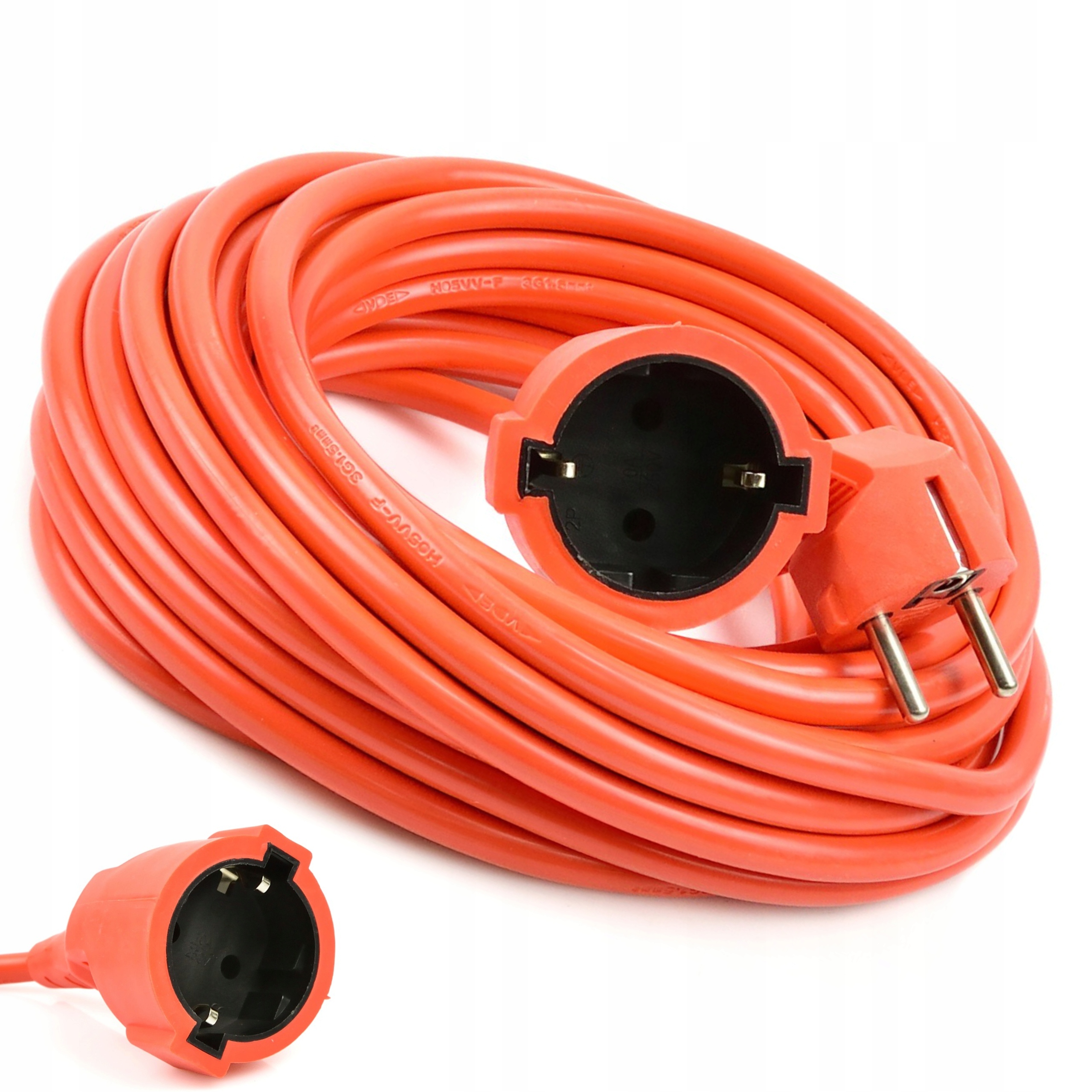 PRZEDŁUŻACZ ELEKTRYCZNY KABEL OGRODOWY 3X 1,5MM POJEDYNCZY 20 M 1 GNIAZDO