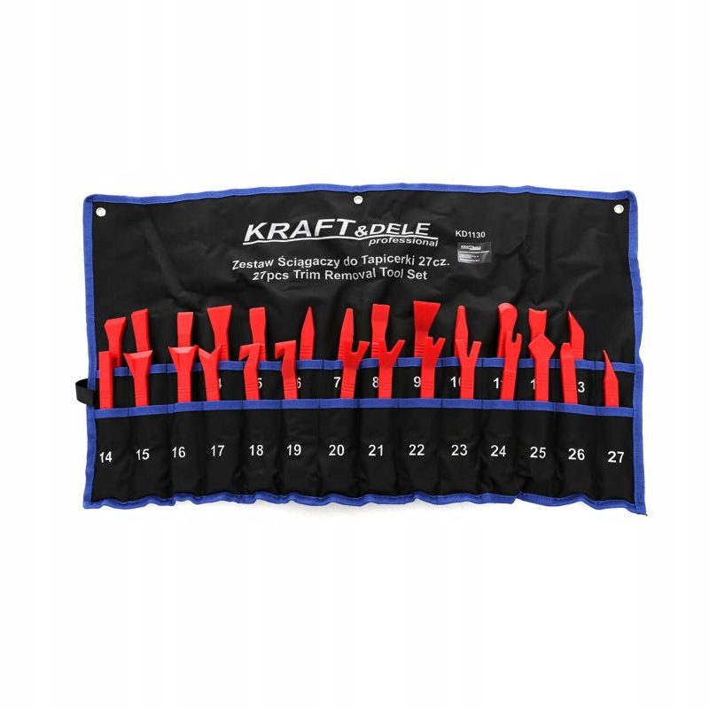 ZESTAW ŚCIĄGACZY ŁYŻEK DO TAPICERKI DEMONTAŻ 27 ELEMENTÓW KD1130