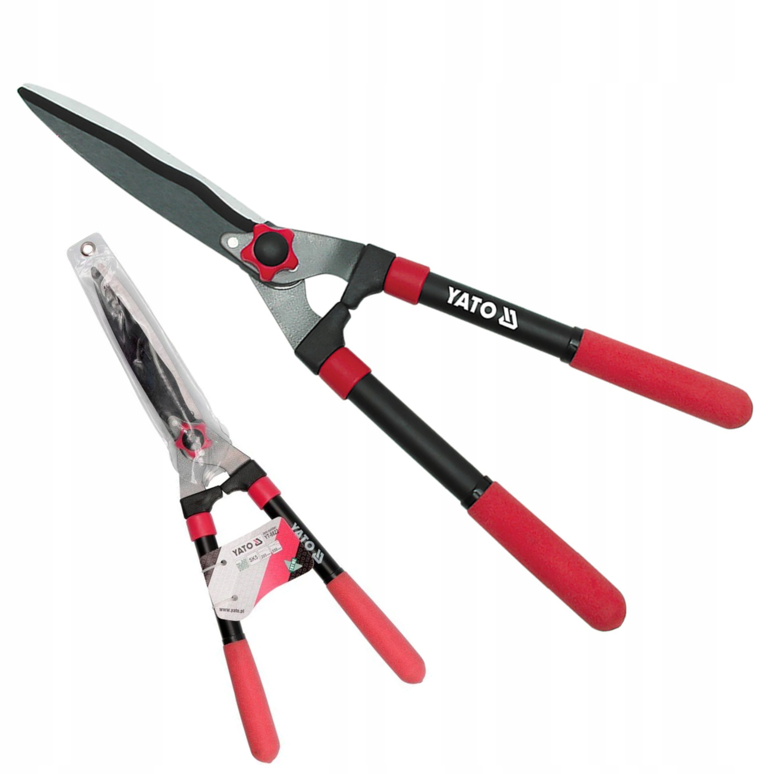 YATO NOŻYCE RĘCZNE DO ŻYWOPŁOTU KRZEWÓW DŁUGOŚĆ 55cm YT-8822