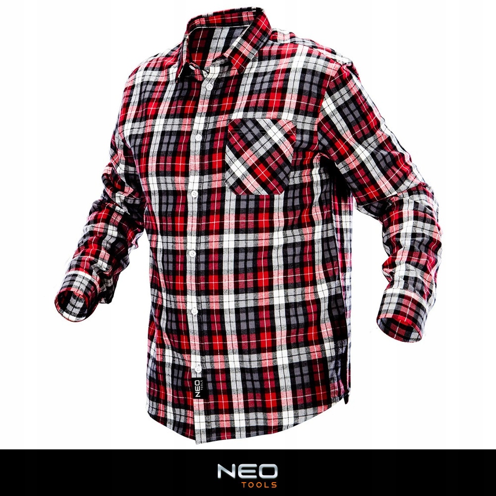 NEO KOSZULA FLANELOWA ROBOCZA flanela KRATA roz. S